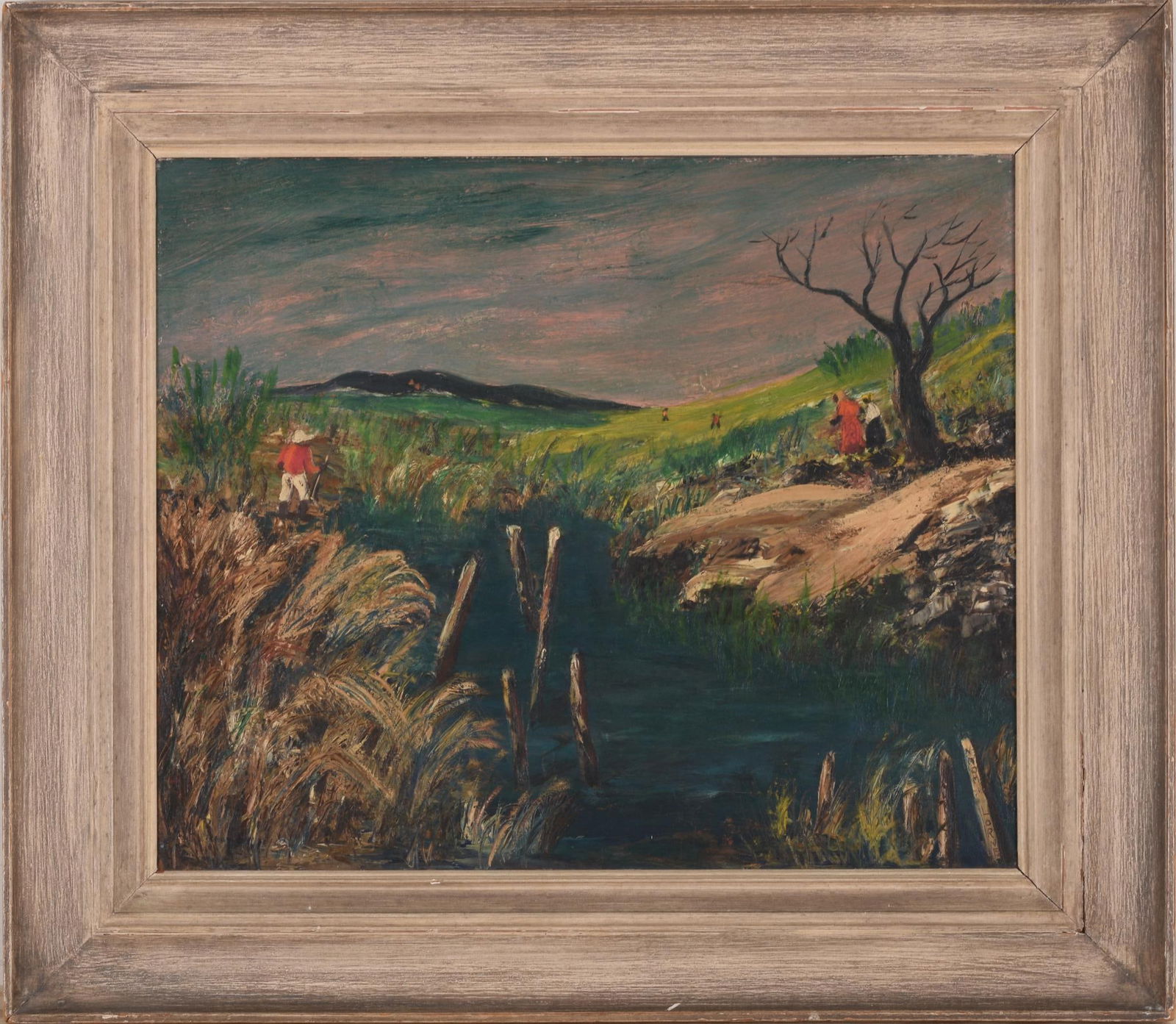 NAOMI DUCKMAN (FURTH) LORNE (1902 - 1964). BY THE RIVER. (1 of 4)