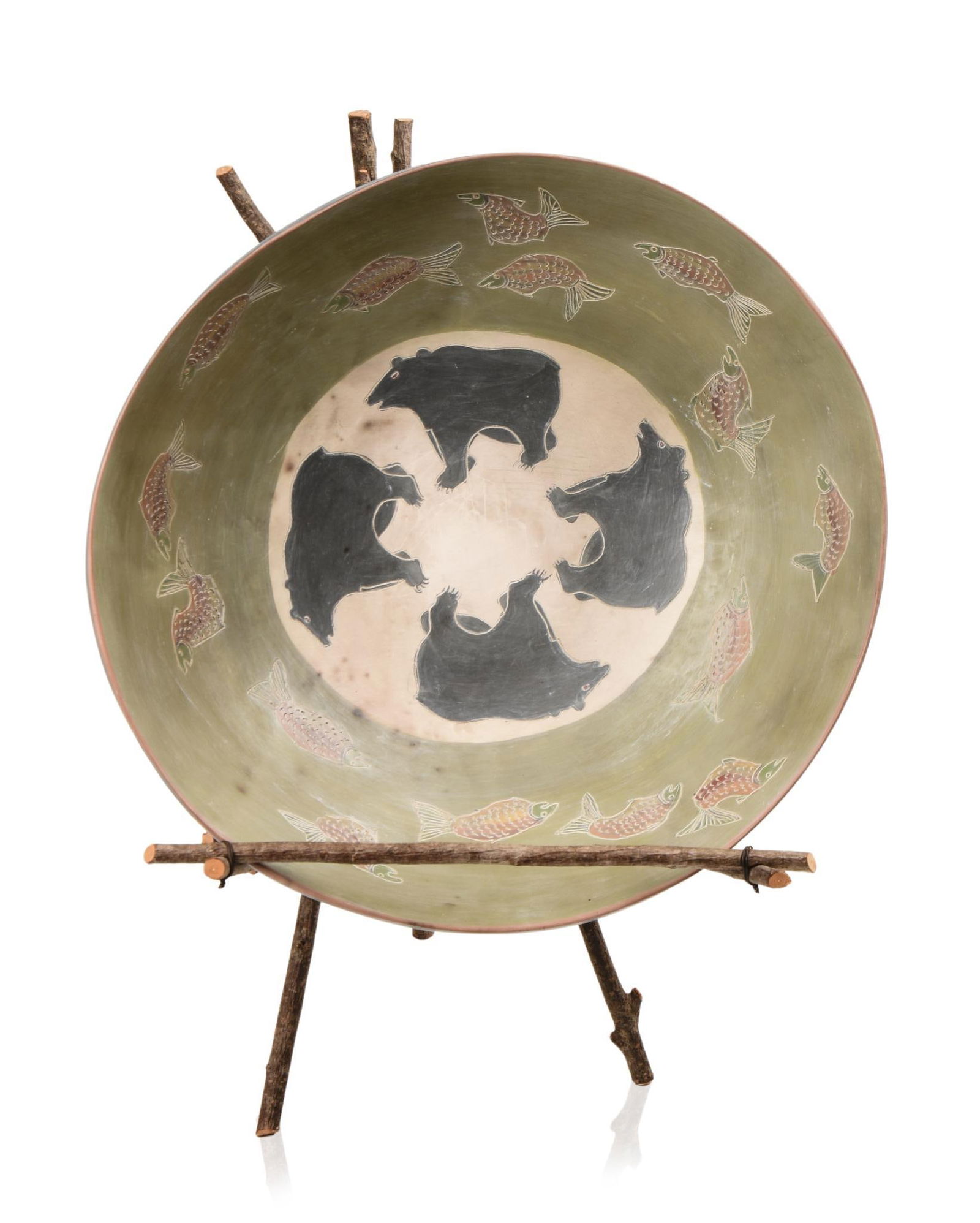 MELISSA LESLIE GREENE BOWL: THE SALMON RUN (1 of 6)