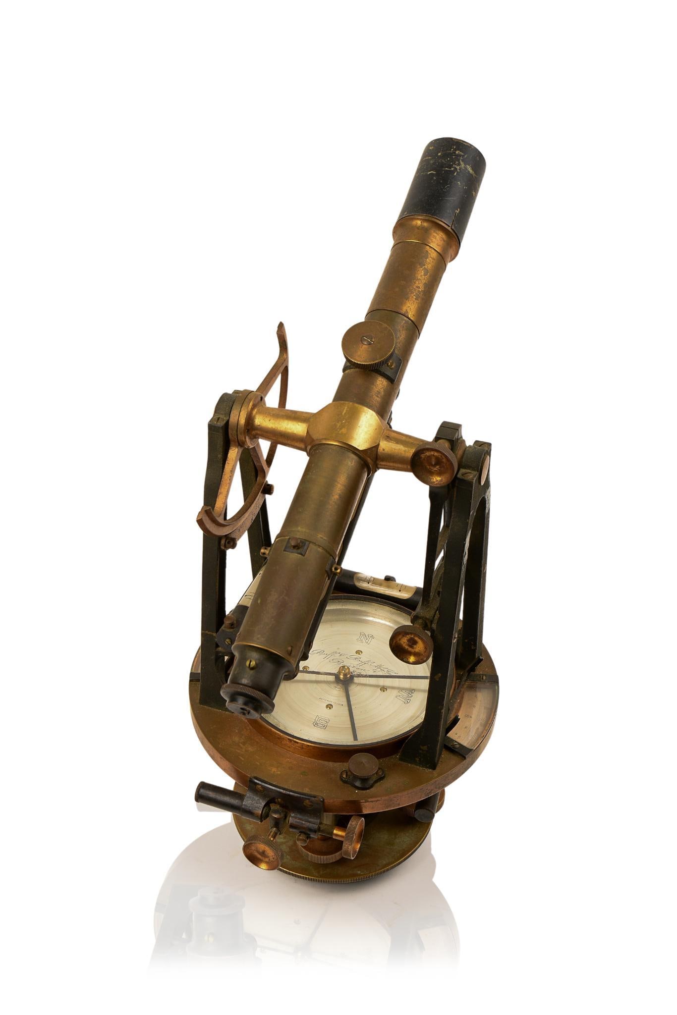 BUFF & BUFF BOSTON SURVEYOR'S COMPASS (1 of 6)