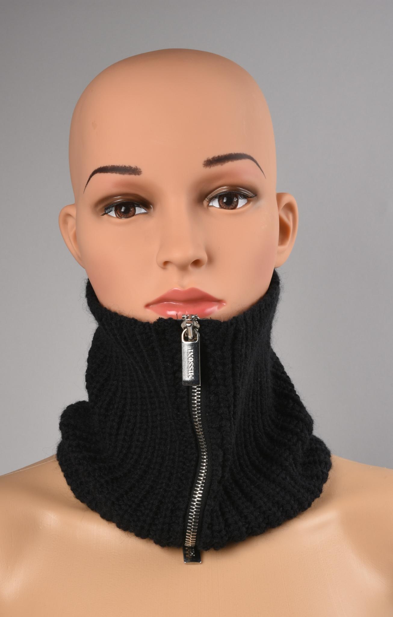 MISSONI CASHMERE NECK WARMER, NWT: Length 7 inches.