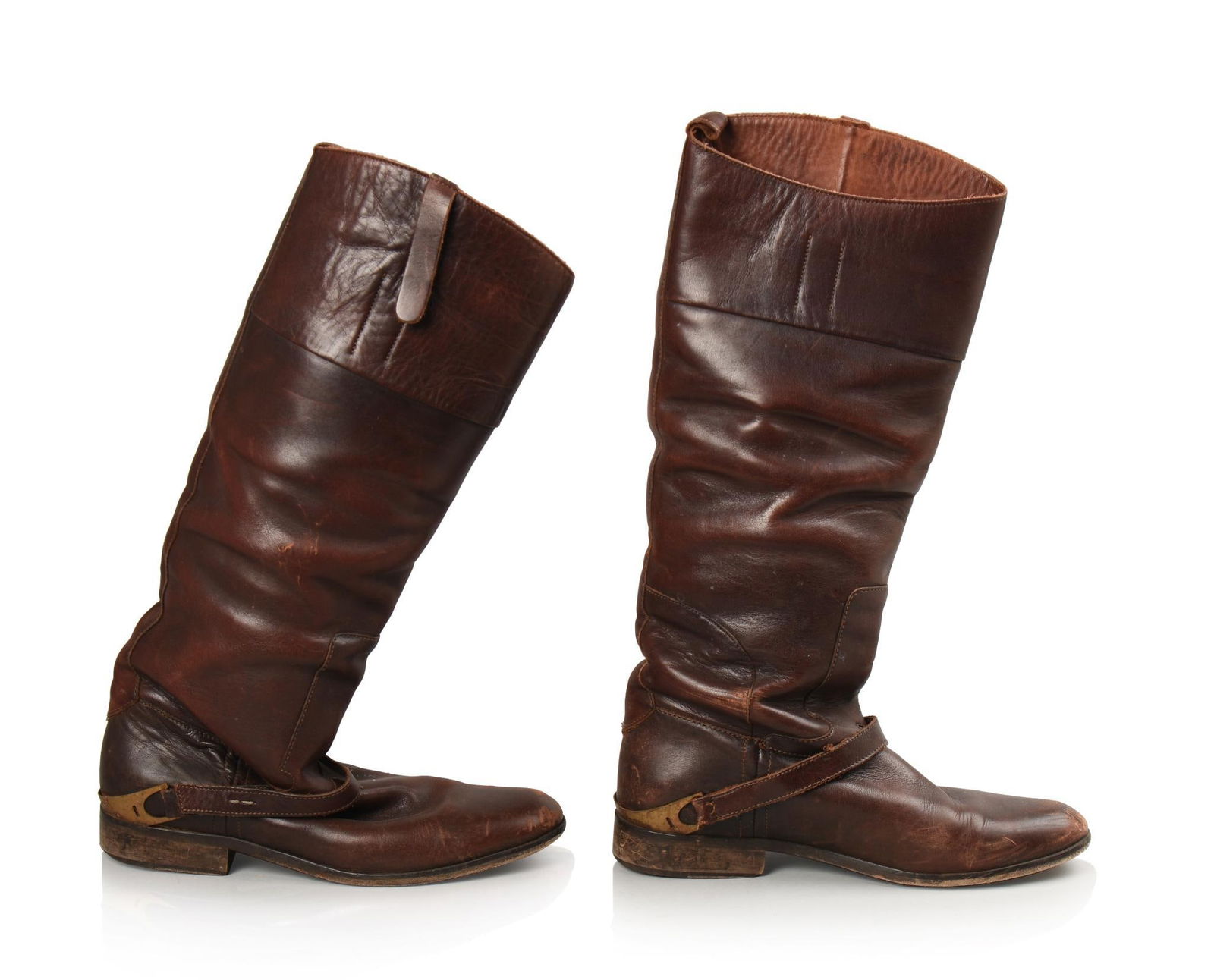 VERO CUOIO ITALIAN LEATHER BOOTS, SIZE 40. (1 of 7)