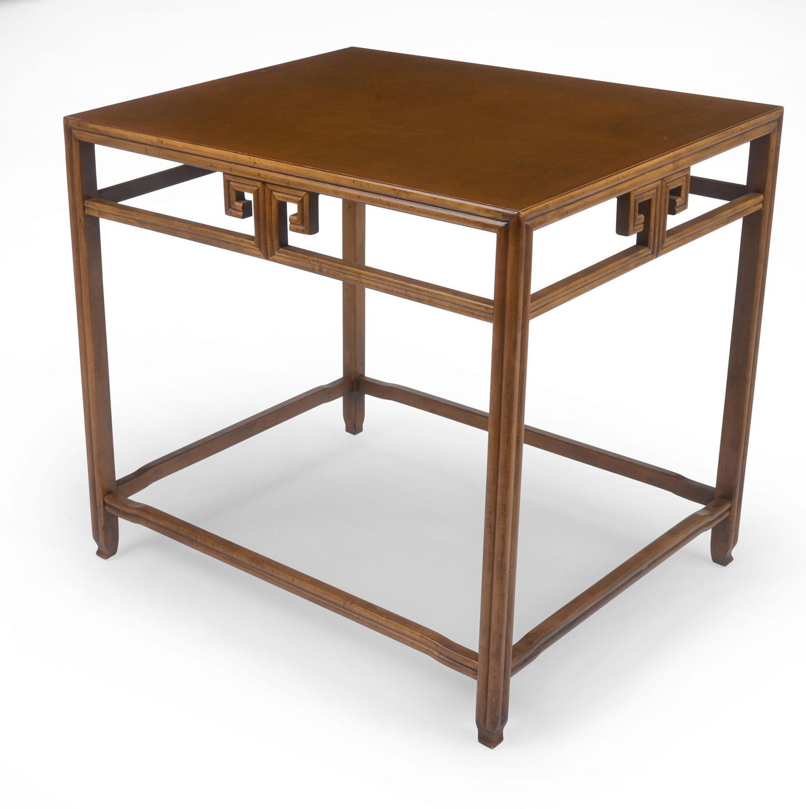 Michael Taylor for Baker Furniture Occasional Table: 1960’s, height 22 inches, width 24 inches, depth 20 inches.
