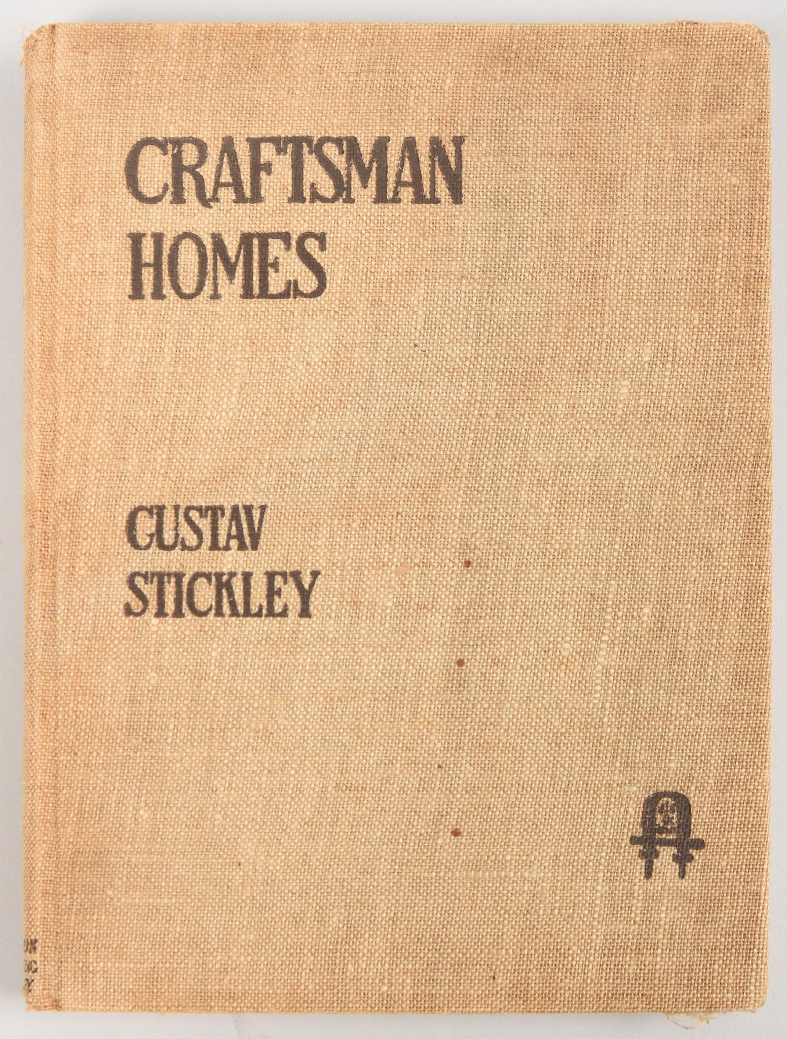 Craftsman Homes Book by Gustav Stickley. (1 of 8)