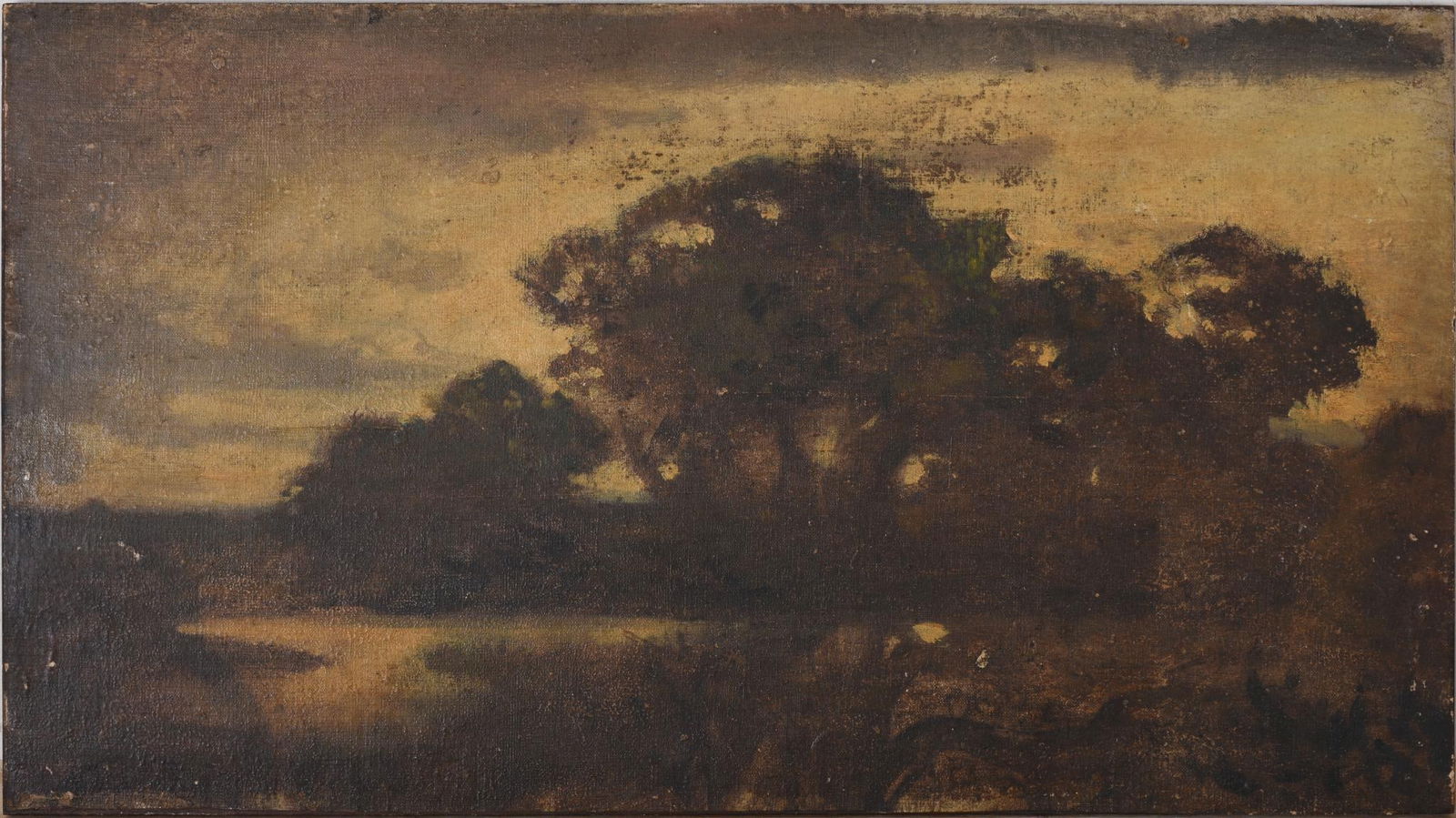 Arts & Crafts Tonalist Landscape Painting. (1 of 2)