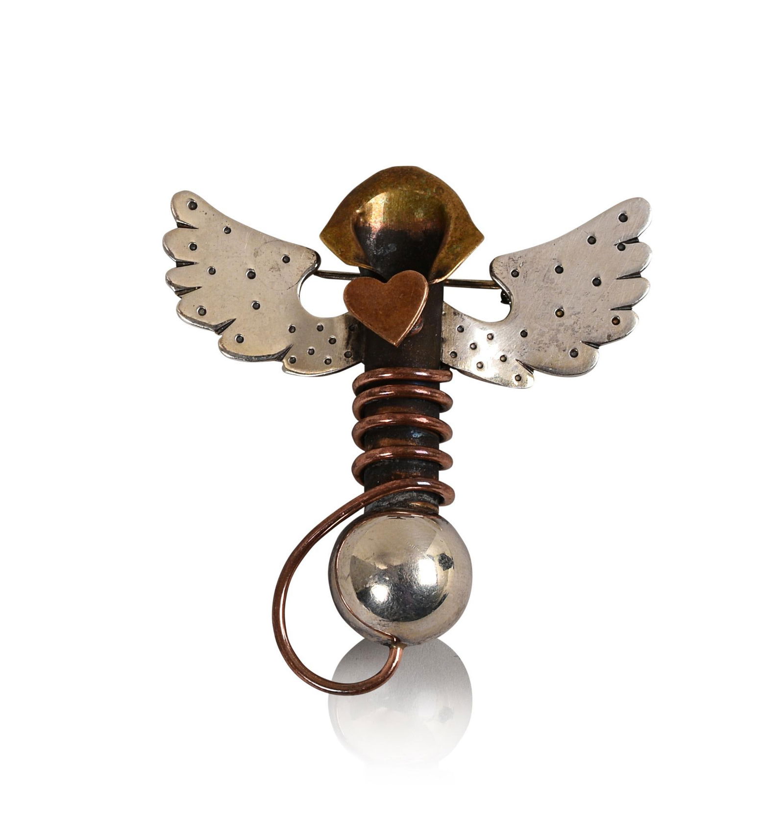 Thomas Mann Mixed Metal Pin. (1 of 3)