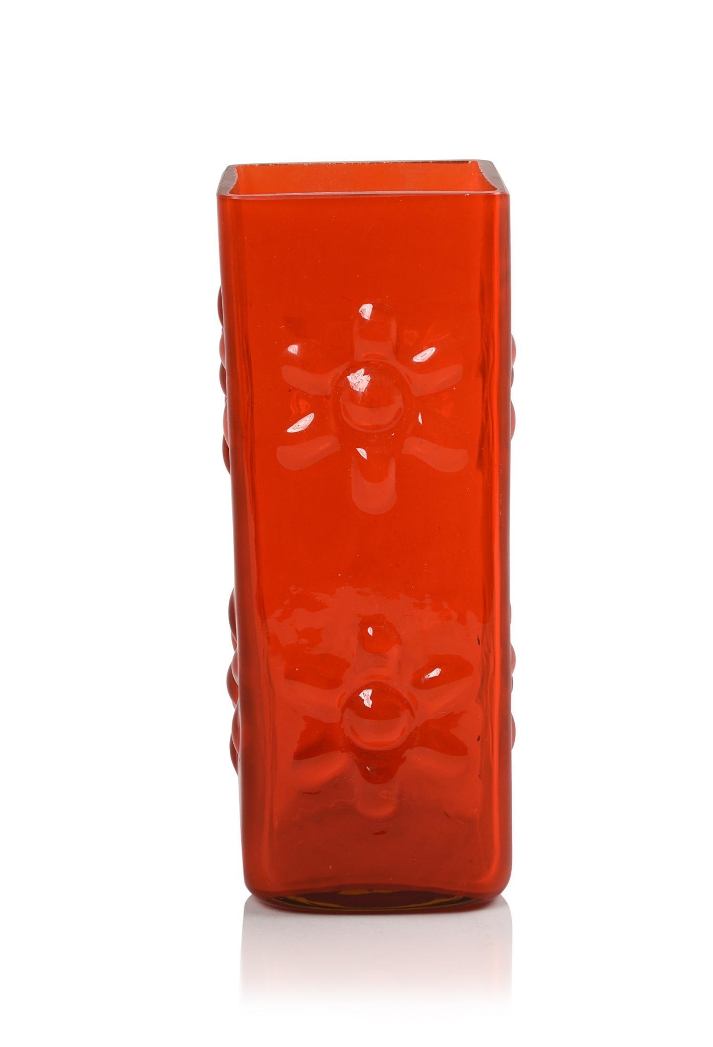 Blenko Glass Vase Designed by Wayne Husted. (1 of 3)