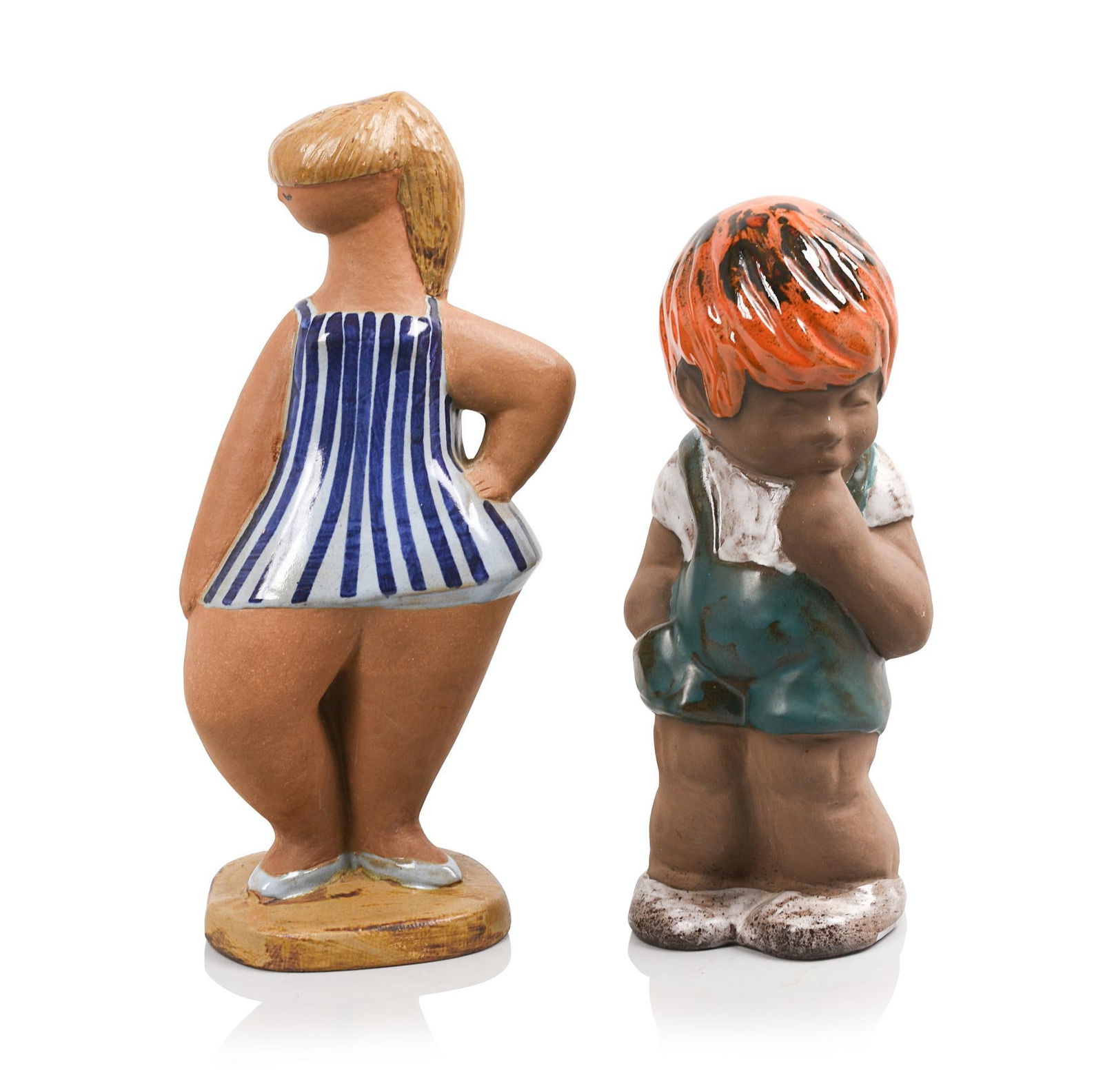 Two Swedish Ceramic Figures, Lisa Larsen and Tilgmans (1 of 7)