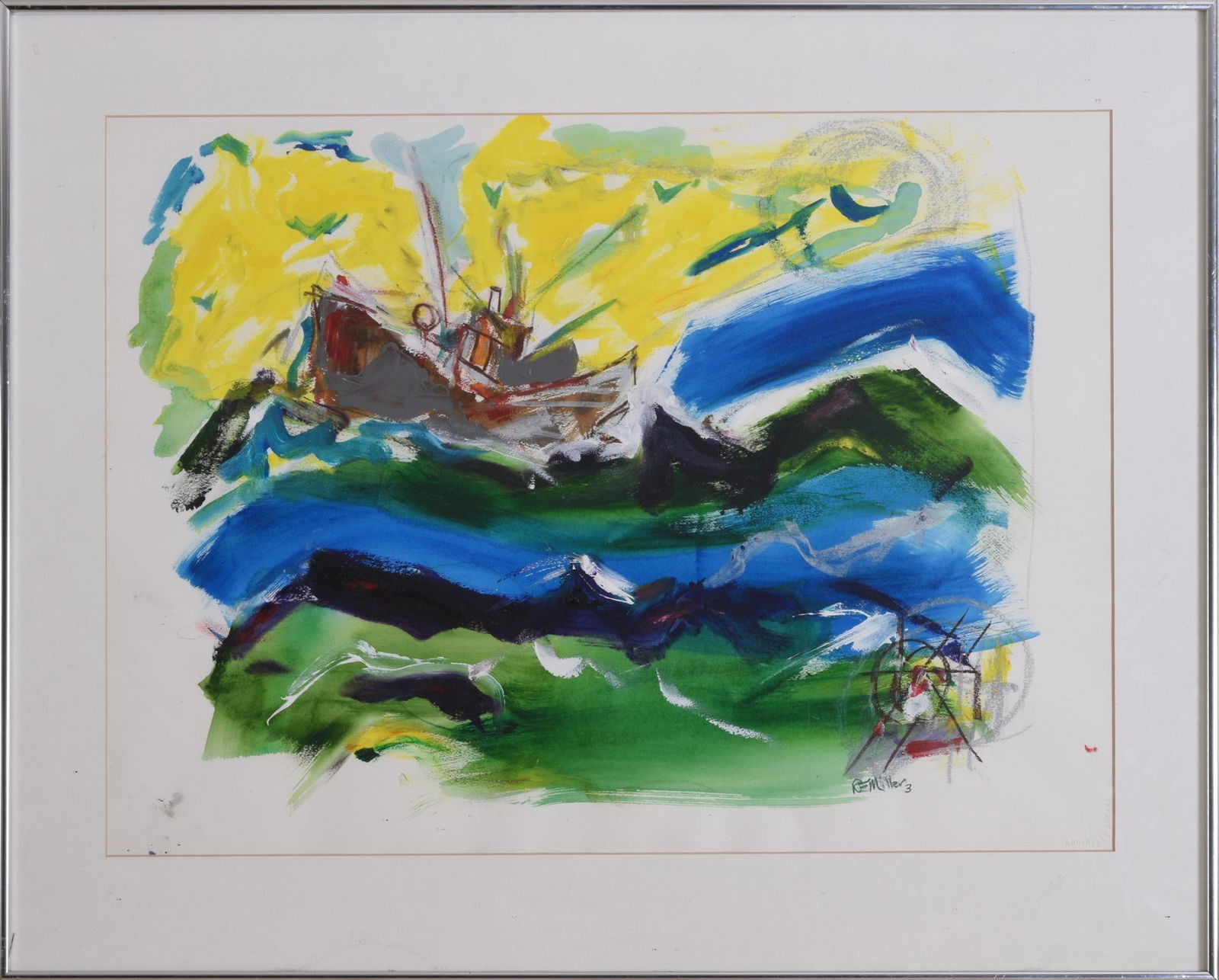 RE Miller (Am. 20th Century). Sunshine, Beals, Maine (1 of 4)