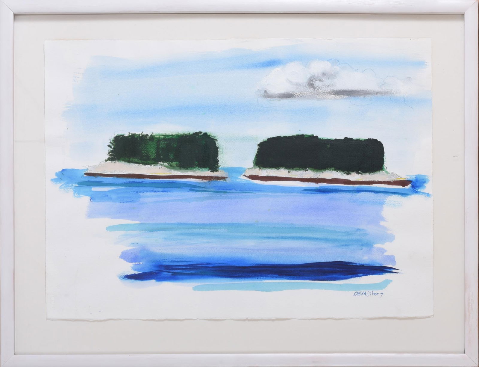 RE Miller (Am. 20th Century). Maine Islands. (1 of 3)