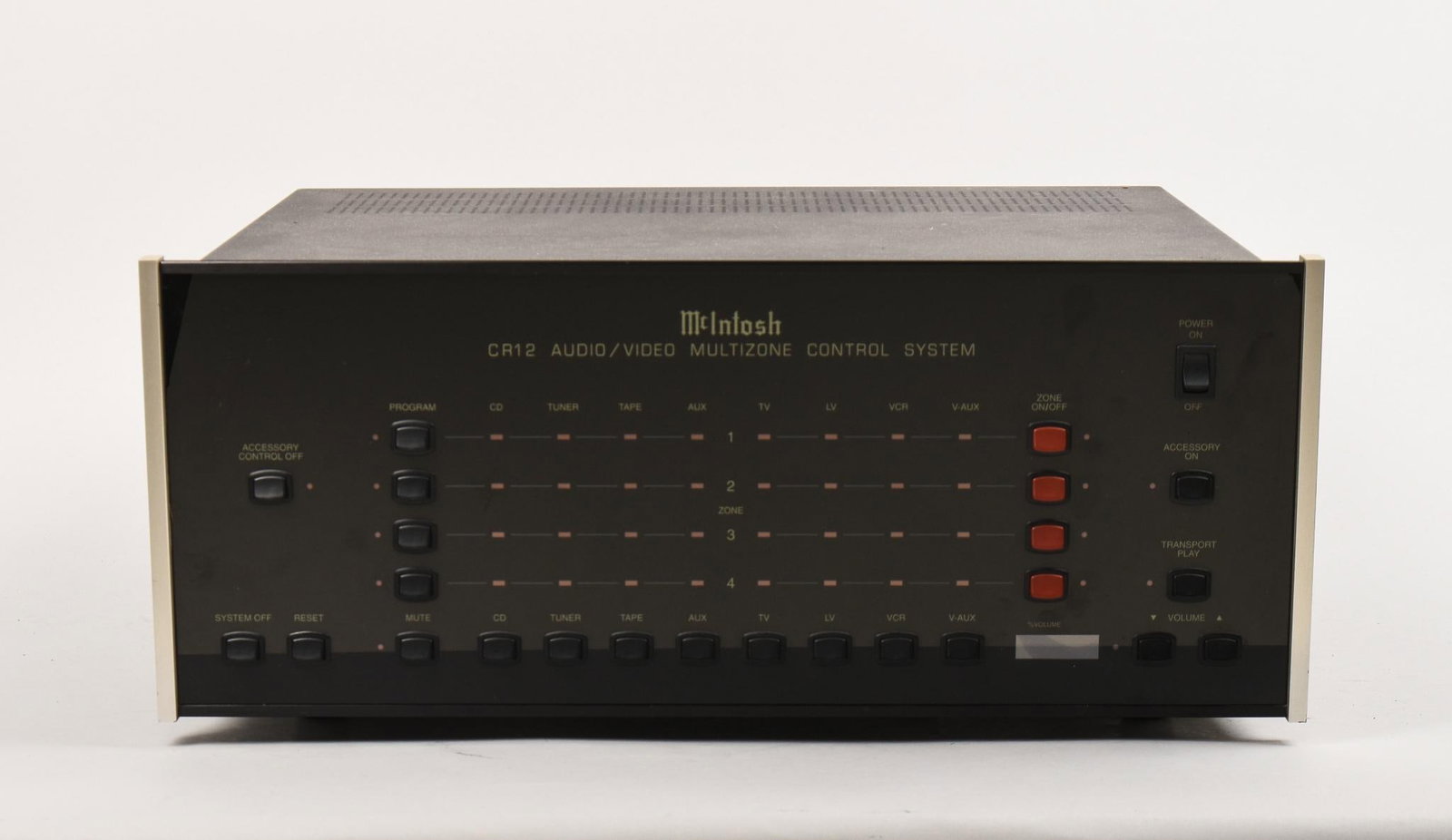 McIntosh CR12 Zone Controller: Powers on, not fully tested.