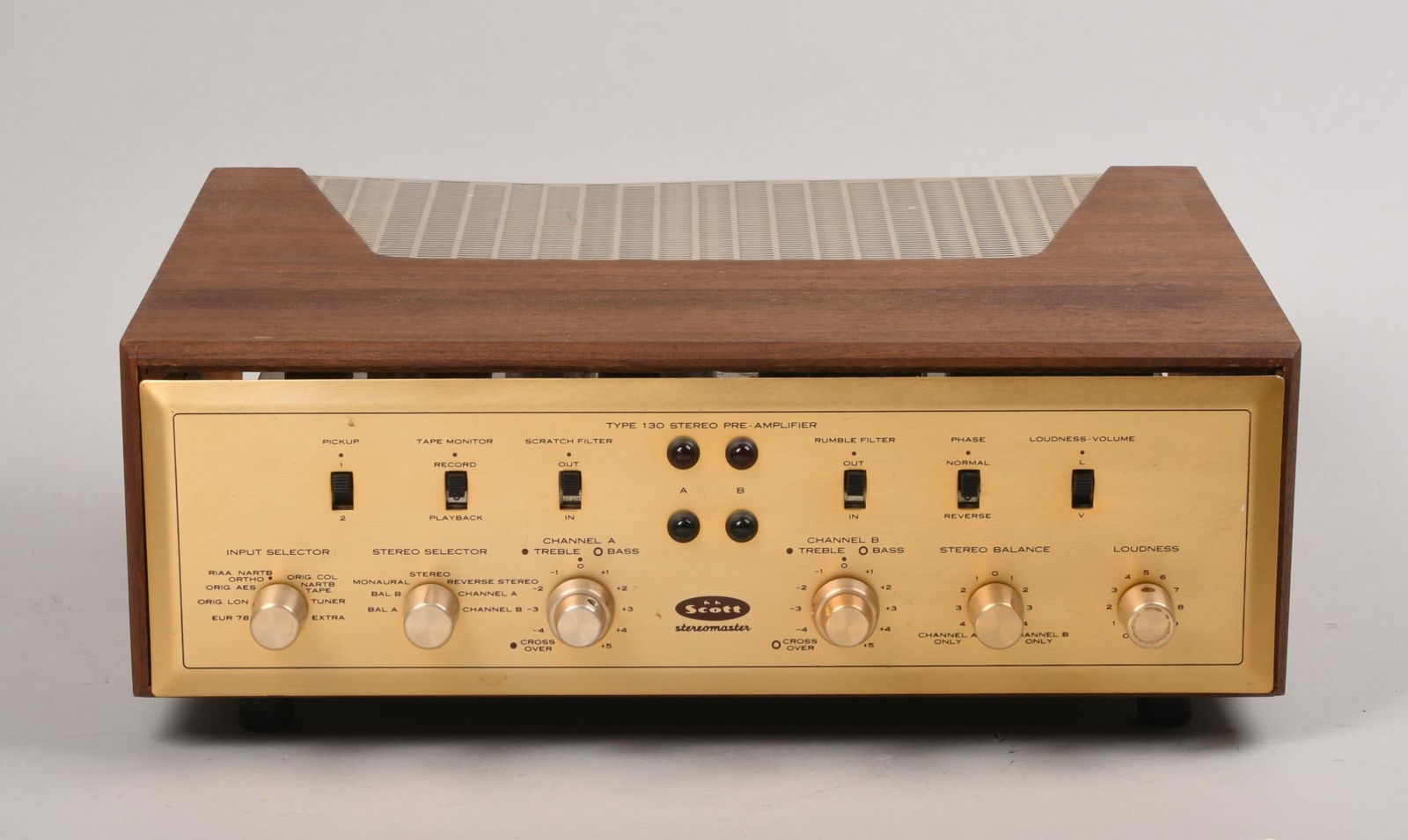 Scott Type 130 Tube Stereo Pre-Amplifier. (1 of 5)