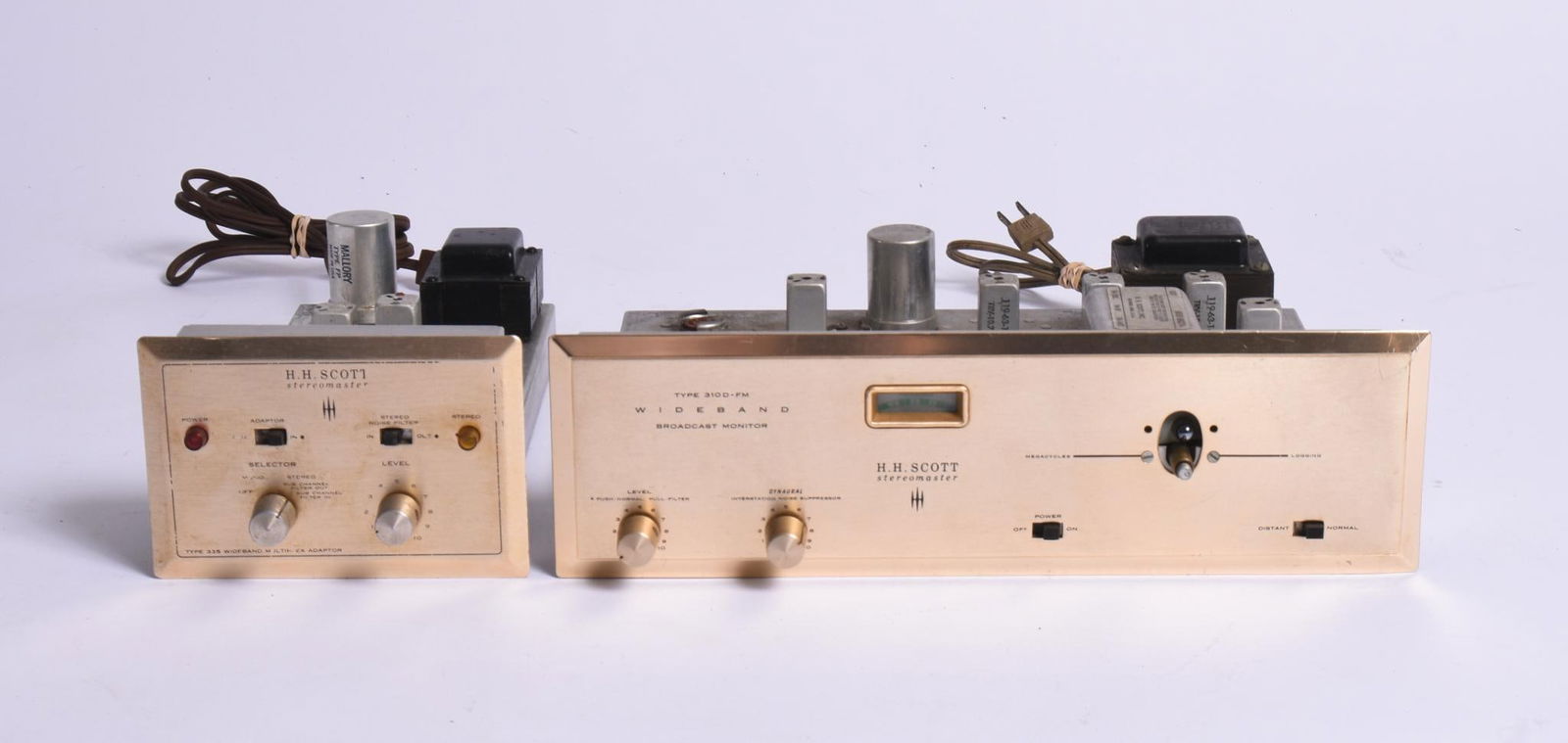 Two HH Scott Stereomaster Pieces for Parts or Repair. (1 of 3)