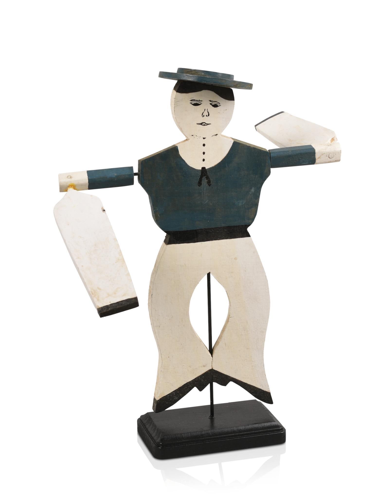 NANTUCKET SAILOR BOY WHIRLIGIG. (1 of 2)