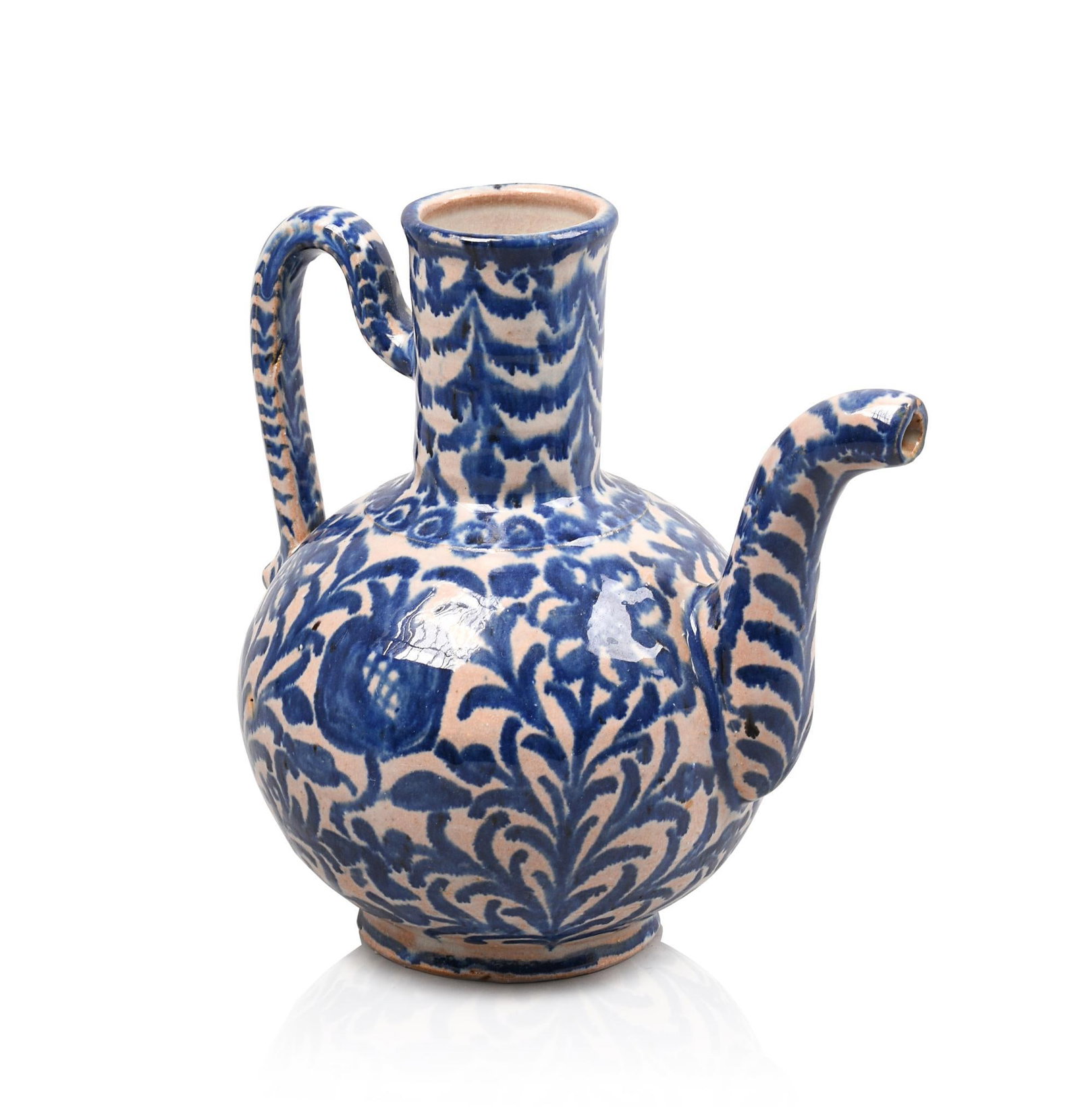 EARLY 20TH CENTURY PERSIAN TEAPOT.: Height 7.5 inches. Excellent condition.