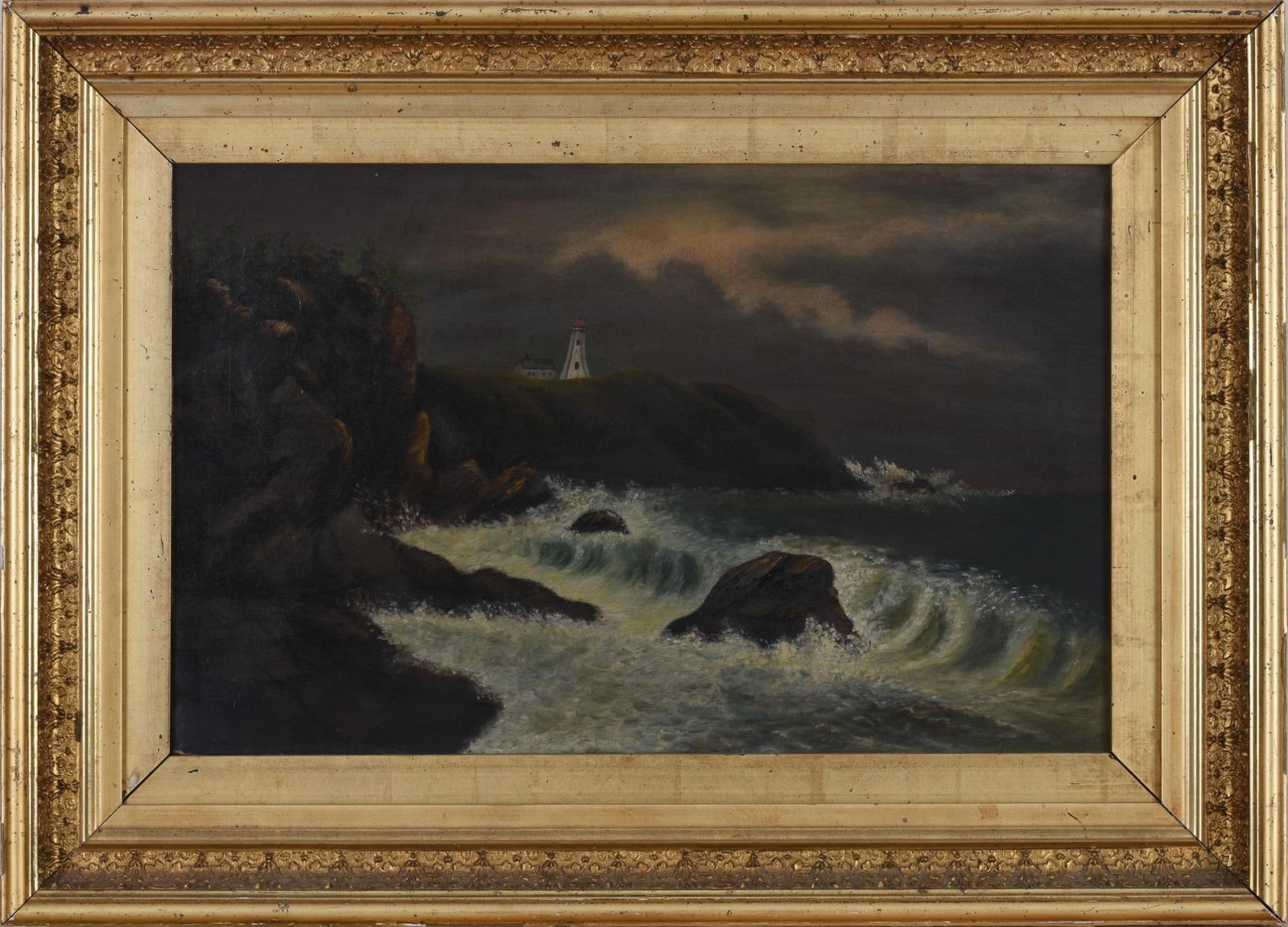 SEASCAPE WITH LIGHTHOUSE (1 of 3)