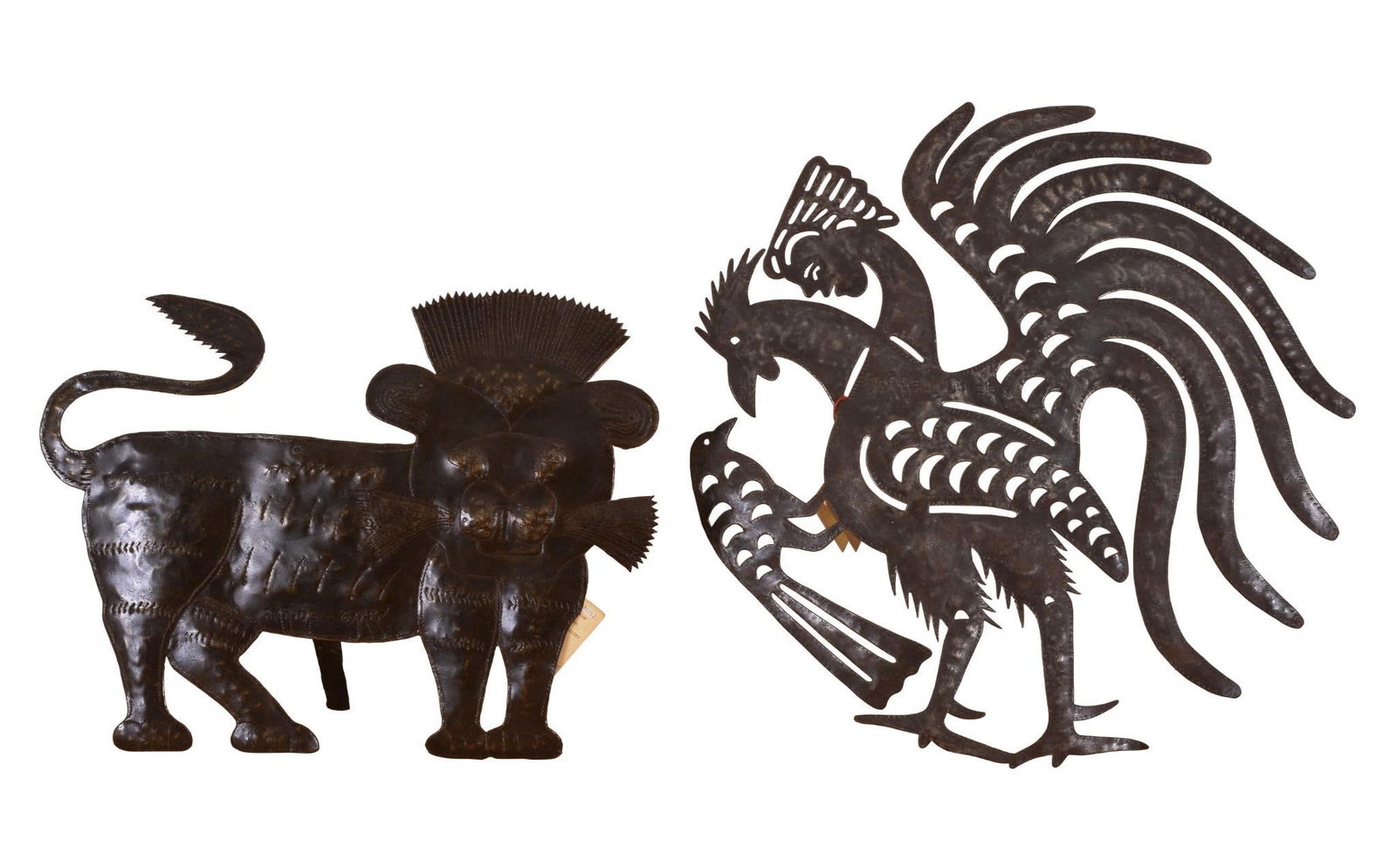 TWO SAINT CROIX STEEL WALL HANGINGS (1 of 6)