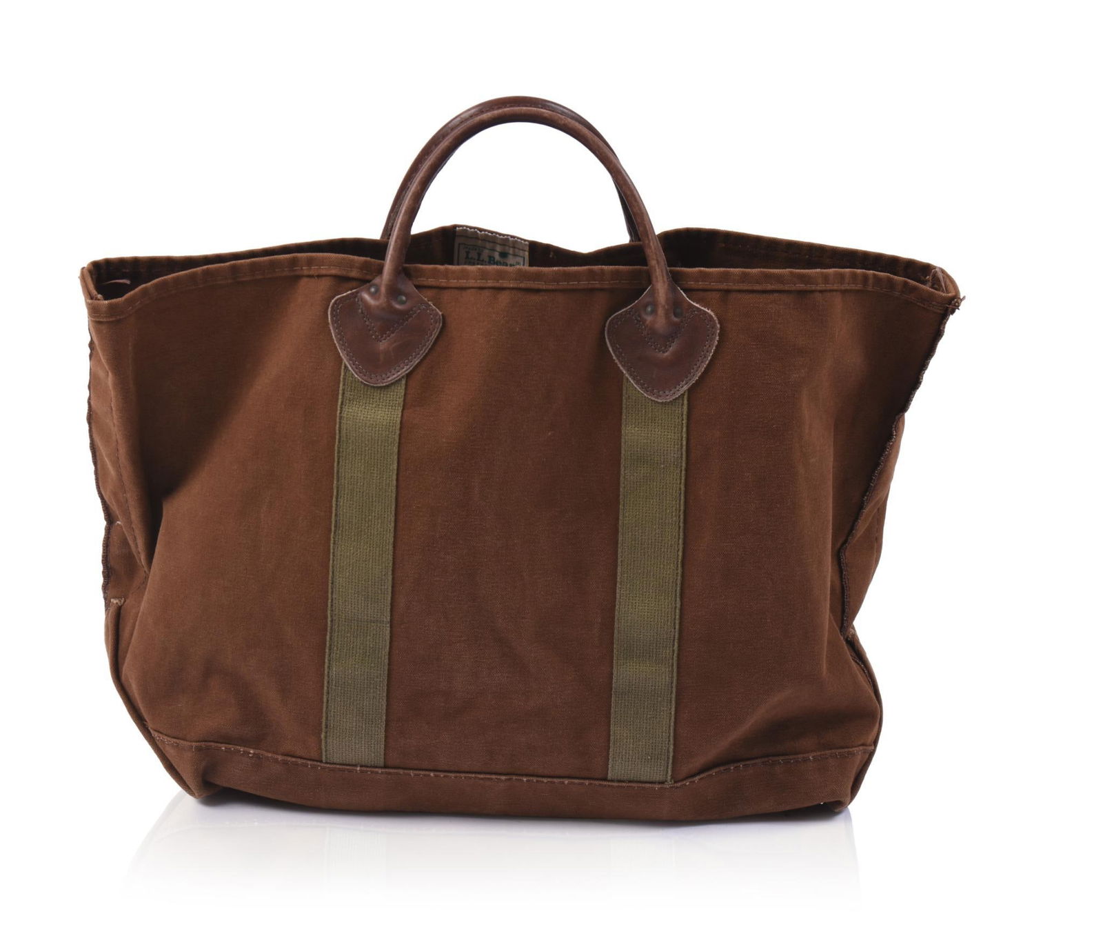 VINTAGE L L BEAN CANVAS TOTE BAG (1 of 3)