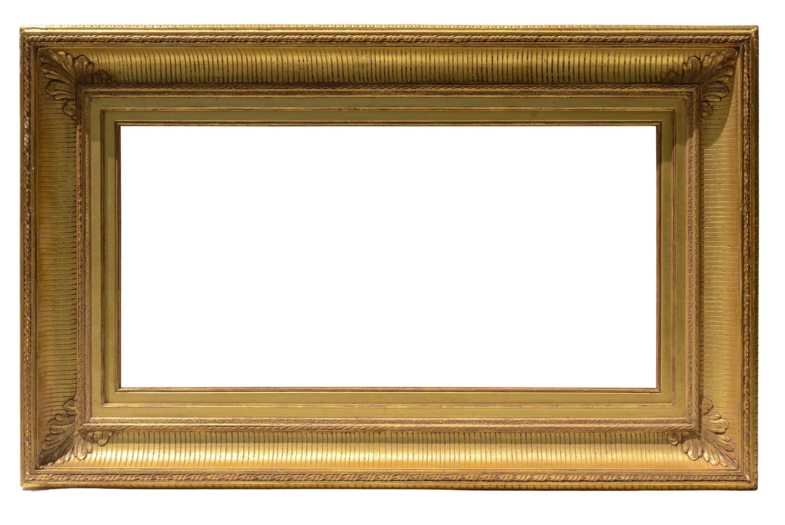 Gilt Carved Frame with Acanthus Leaf Corners (1 of 2)
