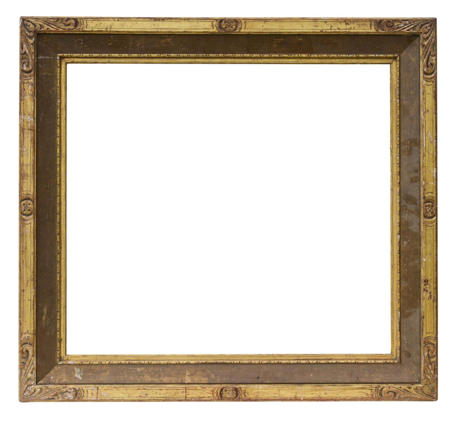 Gold and Brown Painted Art Deco Style Frame (1 of 2)