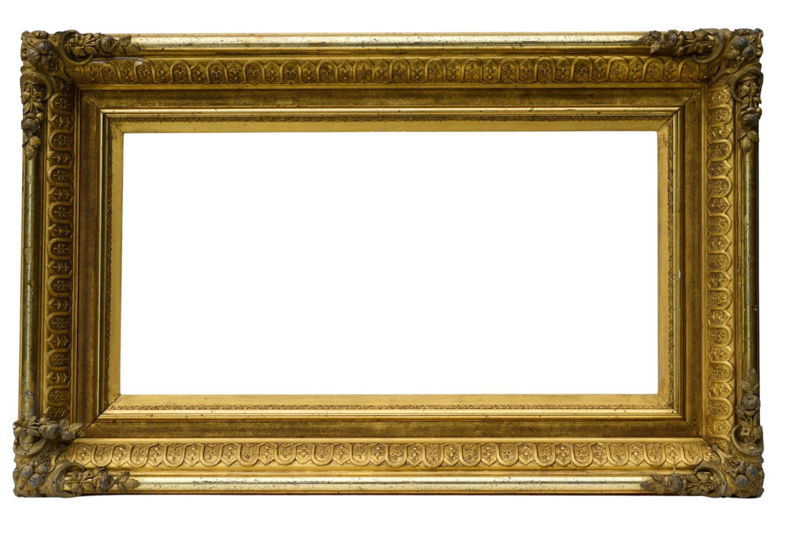 American Silver Leaf Scoop Frame (1 of 2)