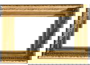 Ornately Carved French Gold Leaf Frame.