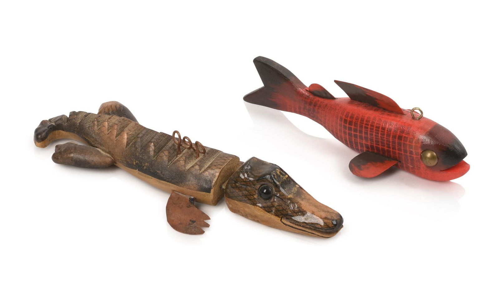 Two Bevy Williams Ice Fishing Decoys (1 of 4)