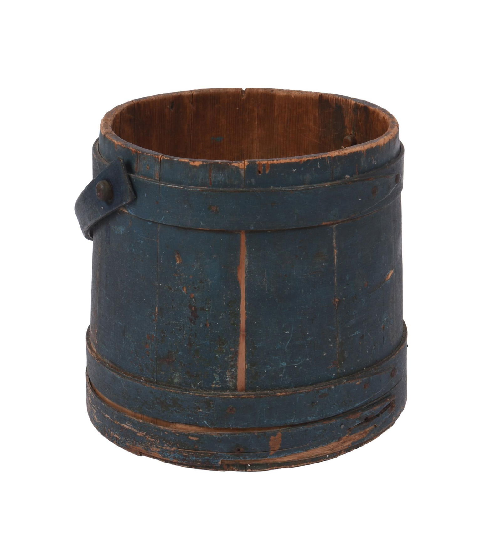 Blue Painted Firkin. (1 of 6)