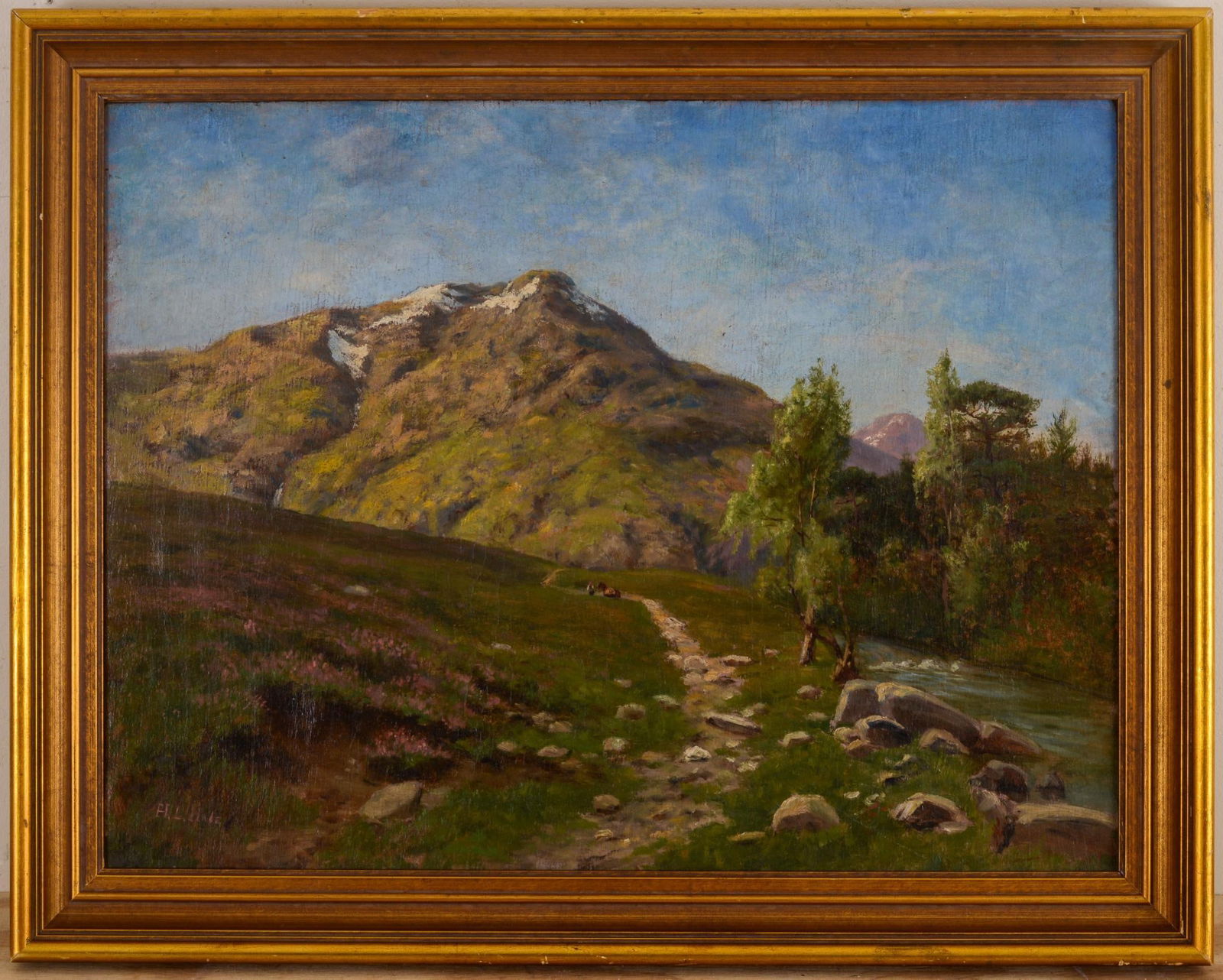 Impressionist Mountain Landscape. (1 of 3)