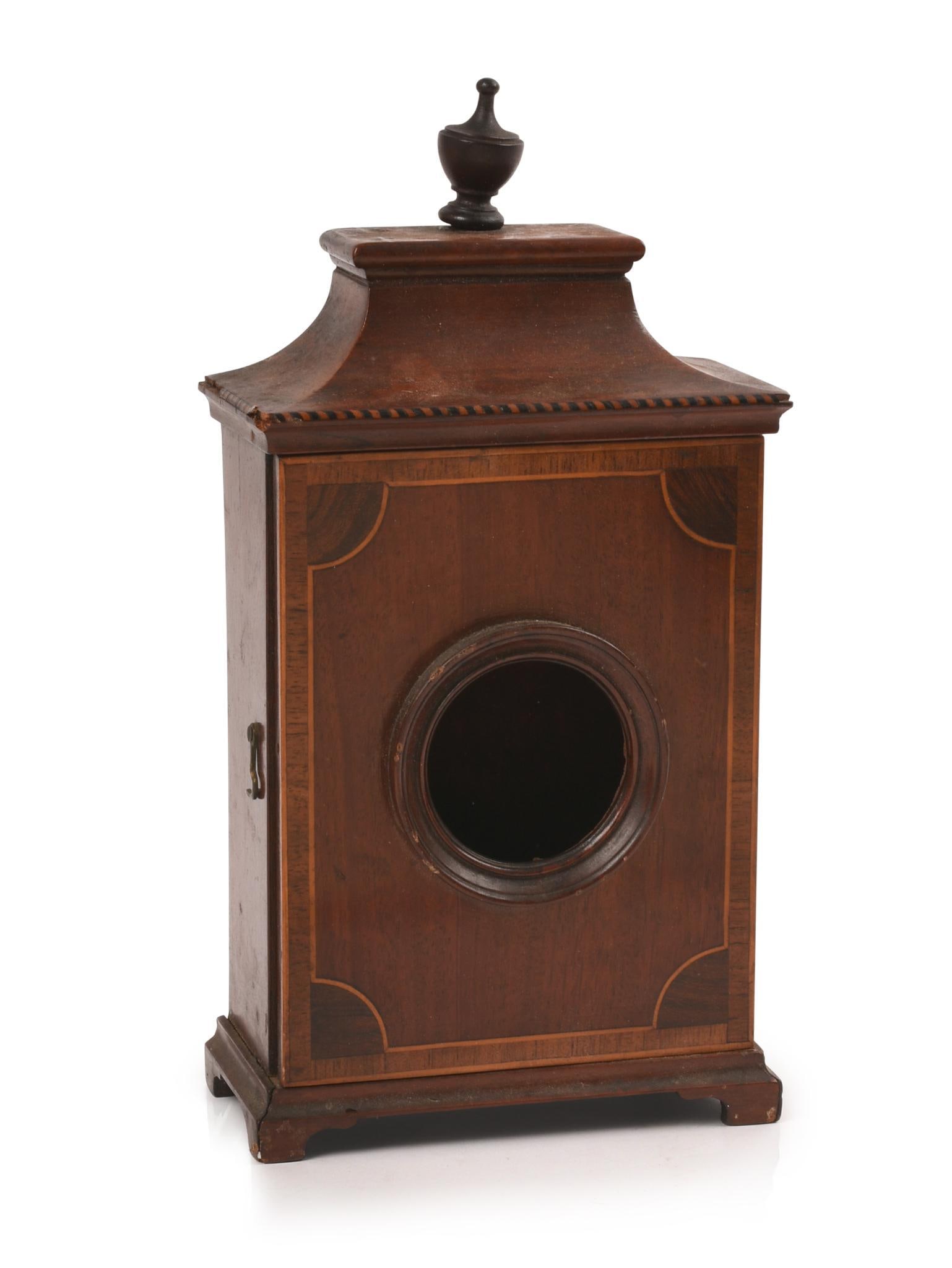 Early 19th C Mahogany Federal Pocket Watch Holder Stand (1 of 8)