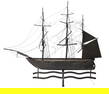 Large Copper Ship Weathervane.