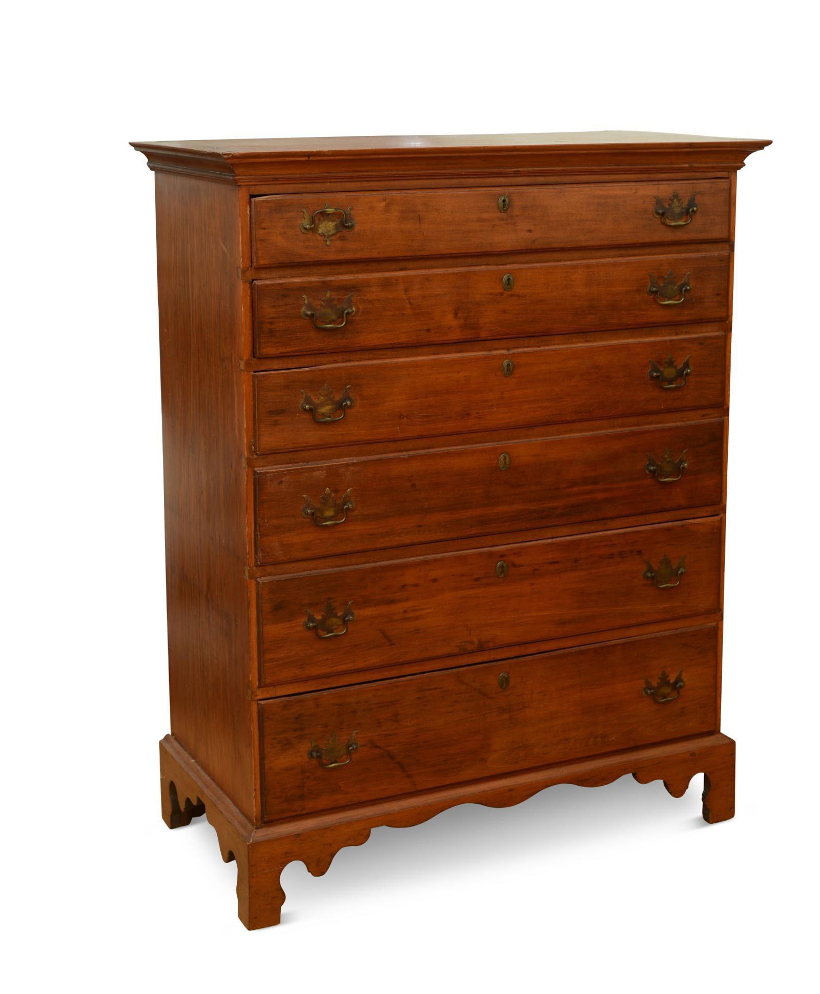 18th C Maple Chippendale Chest (1 of 2)
