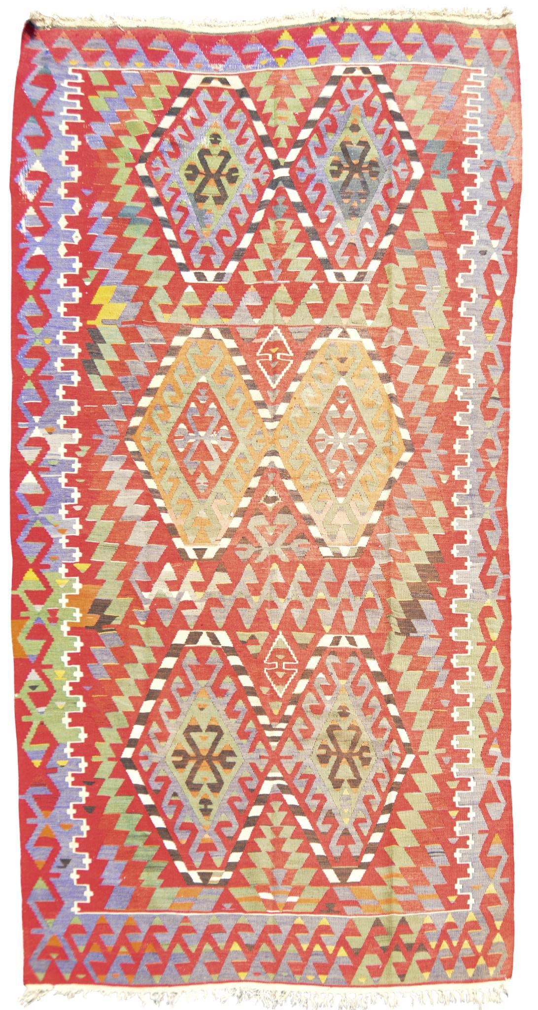 Large Multi Color Hand Woven Carpet (1 of 3)