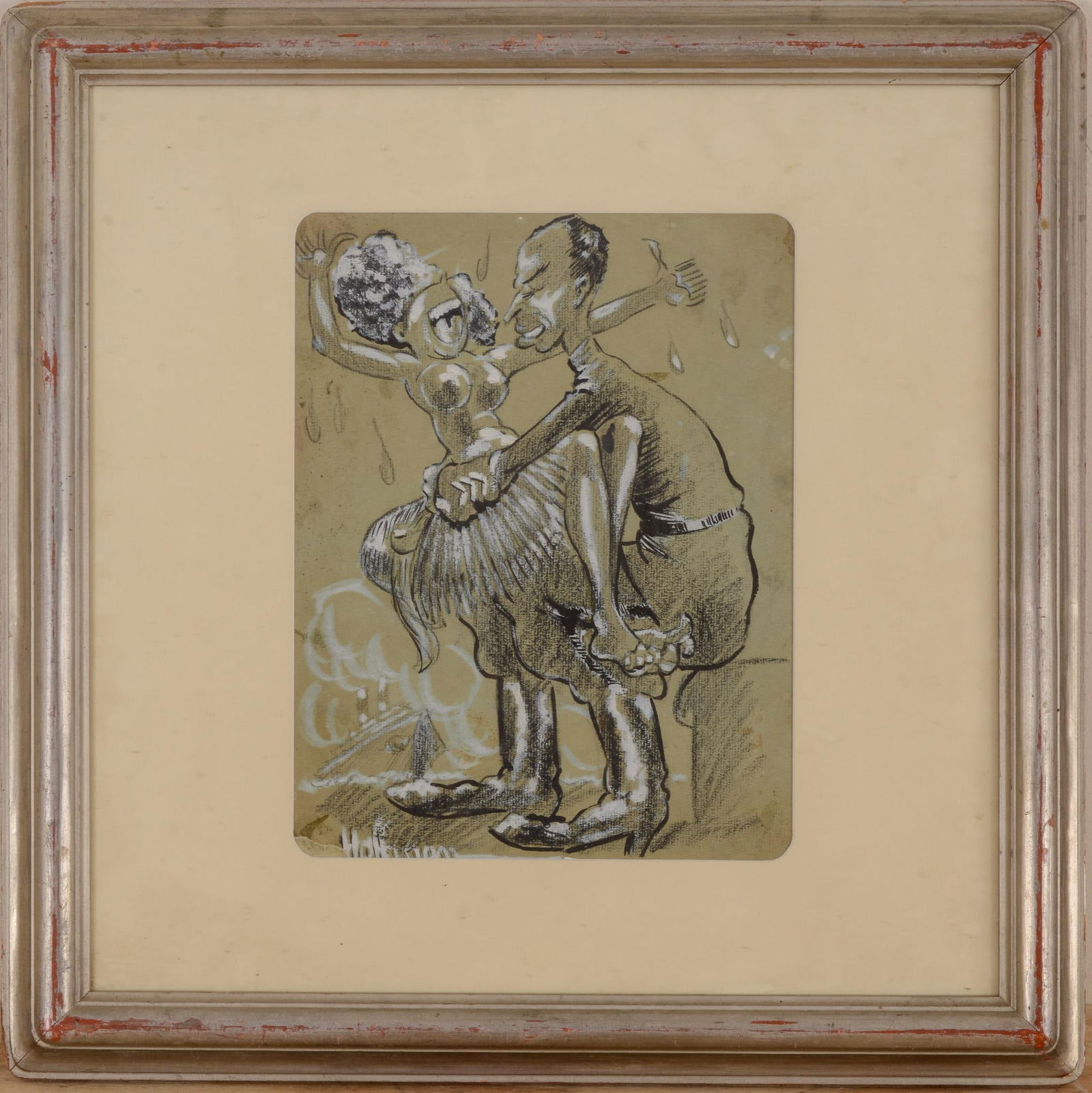 Harry Zee Hoffman (1908 - 1990). WWII Victory Illustration. (1 of 3)