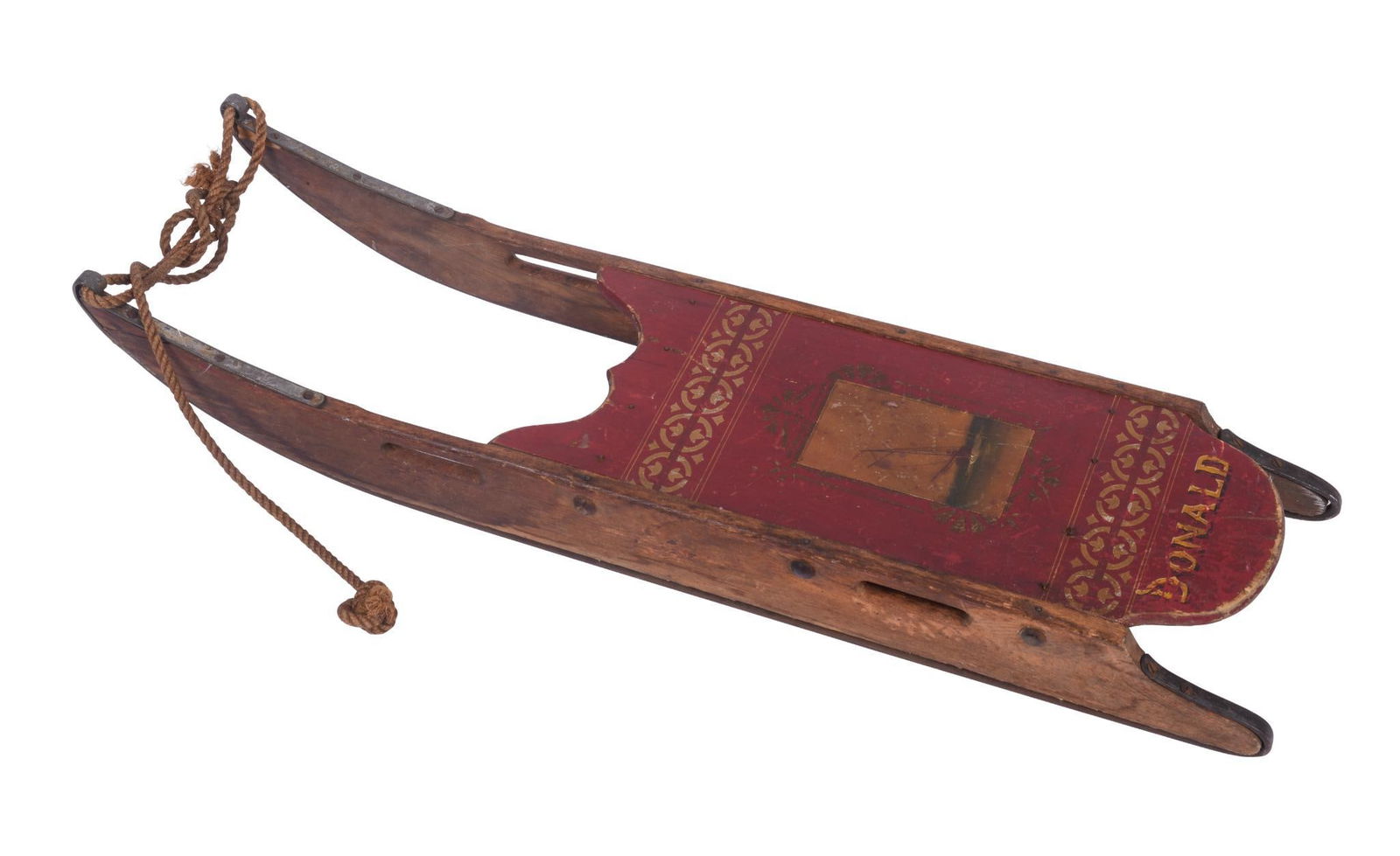 Early 20th Century Paris MFG Paint Decorated Sled. (1 of 5)