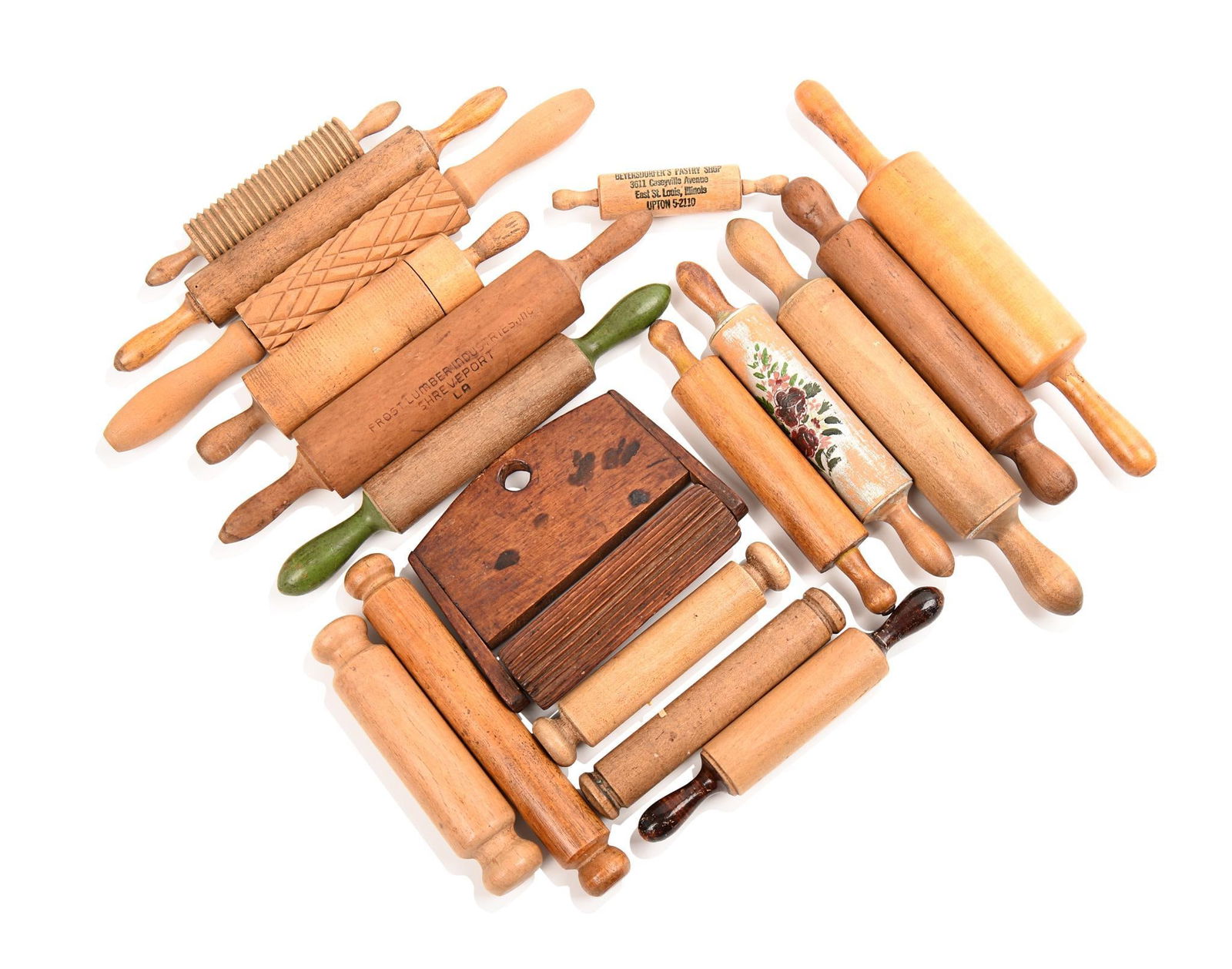 Collection of Miniature Wooden Rolling Pins. (1 of 3)
