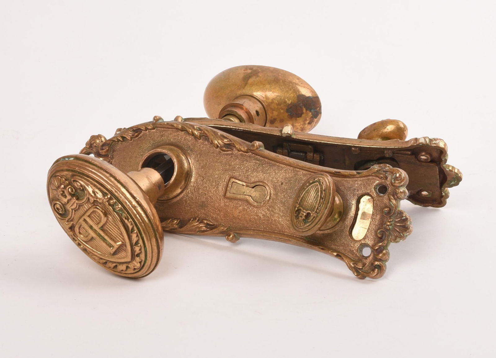 Victorian Gilt Metal Door Knob (1 of 5)