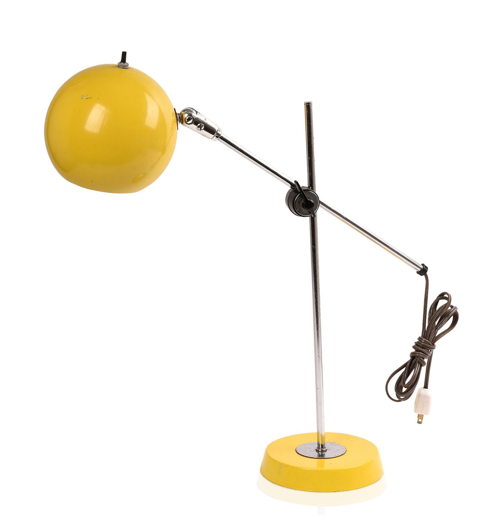 Robert Sonneman Yellow Eyeball Desk Lamp. (1 of 3)