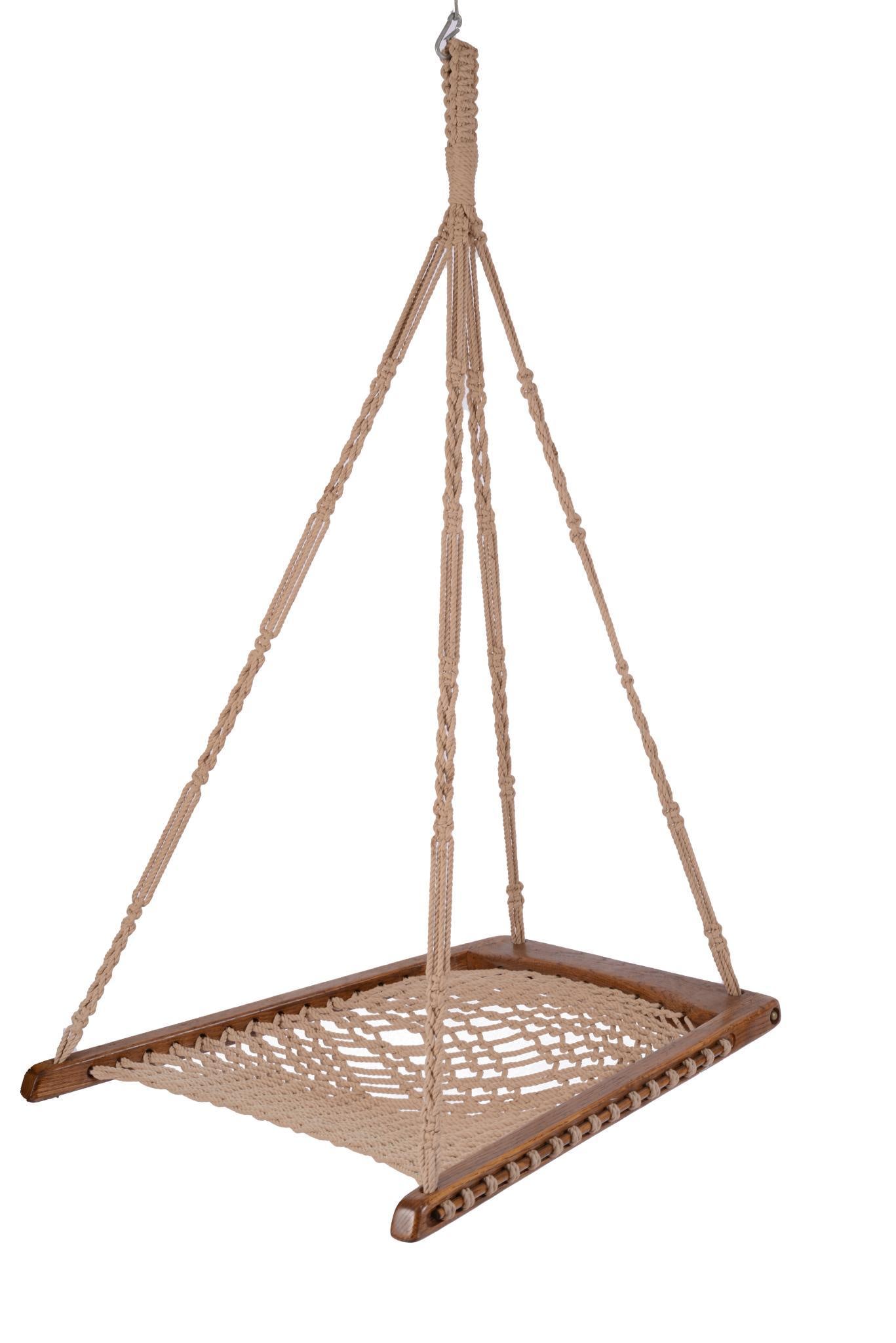 Mid Century Modern Teak Hanging Chair (1 of 1)