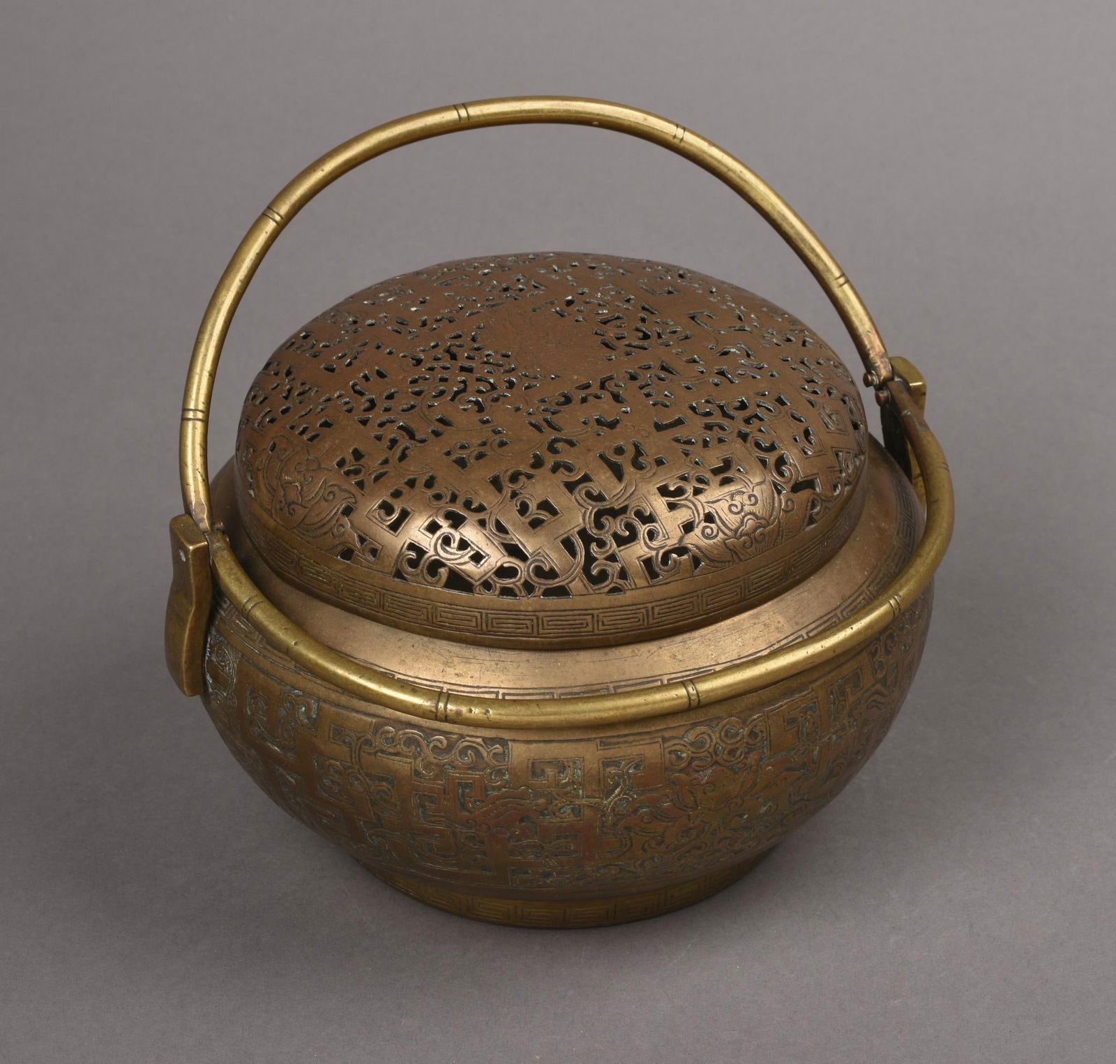 Chinese Bronze Hand Warmer (1 of 4)