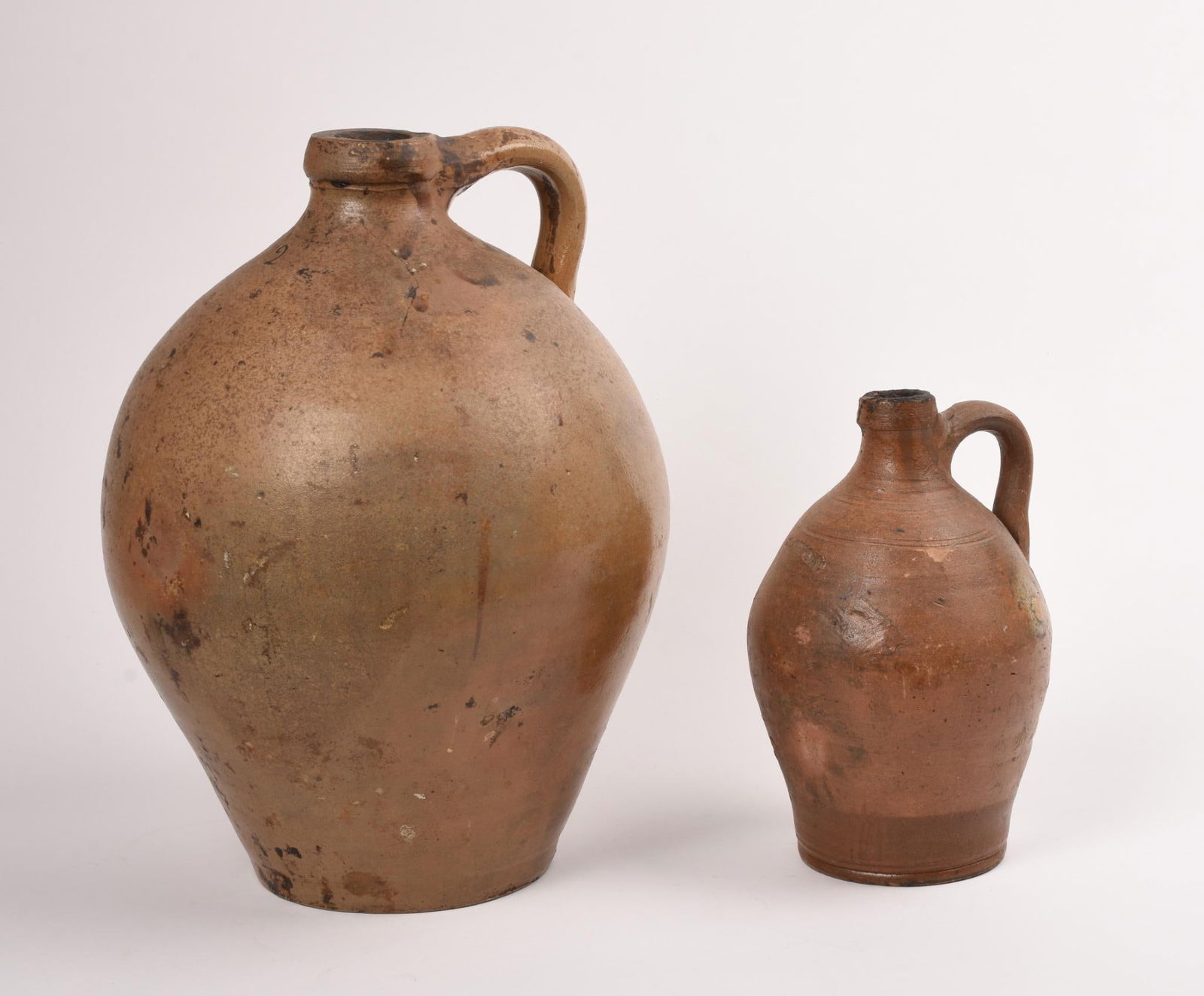 Small Boston Stoneware Jug and a 2 Gallon Jug. (1 of 7)