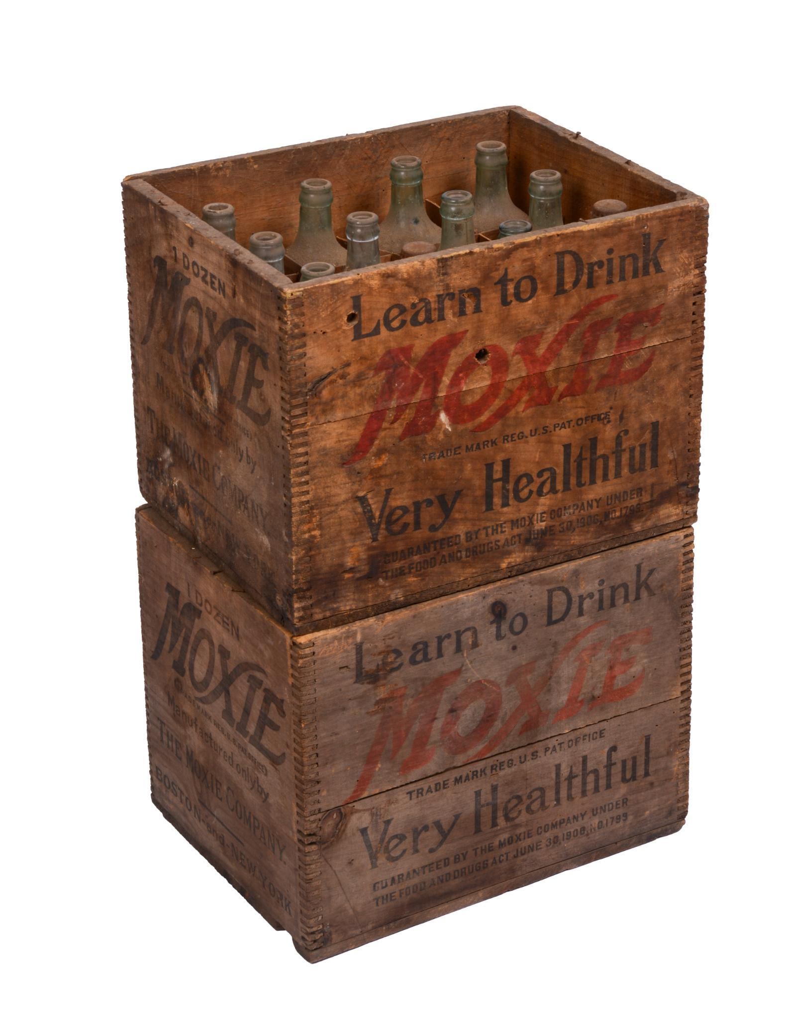 Two Moxie Soda Boxes (1 of 3)