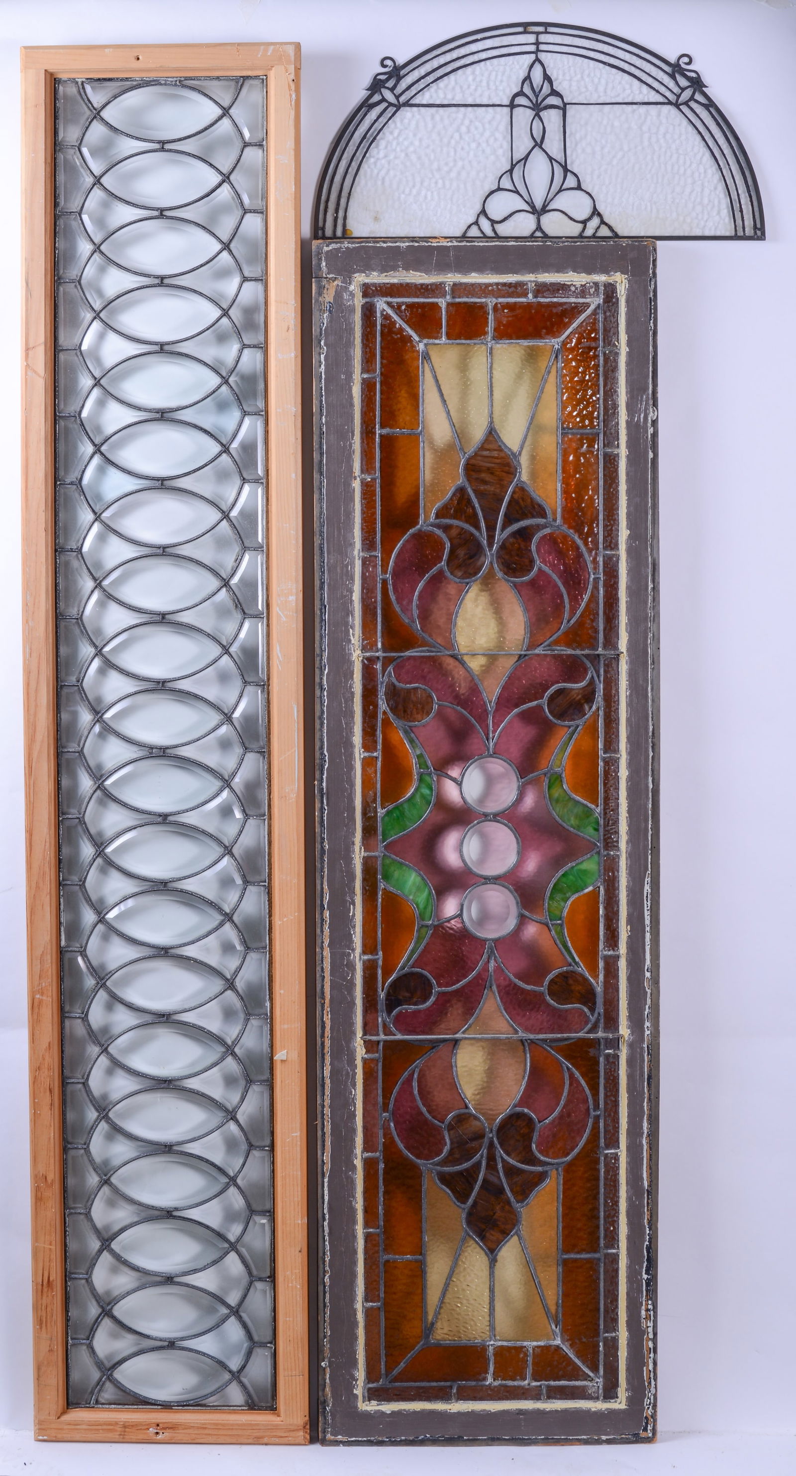 Two Stained Glass Panels and a Half Lite. (1 of 2)