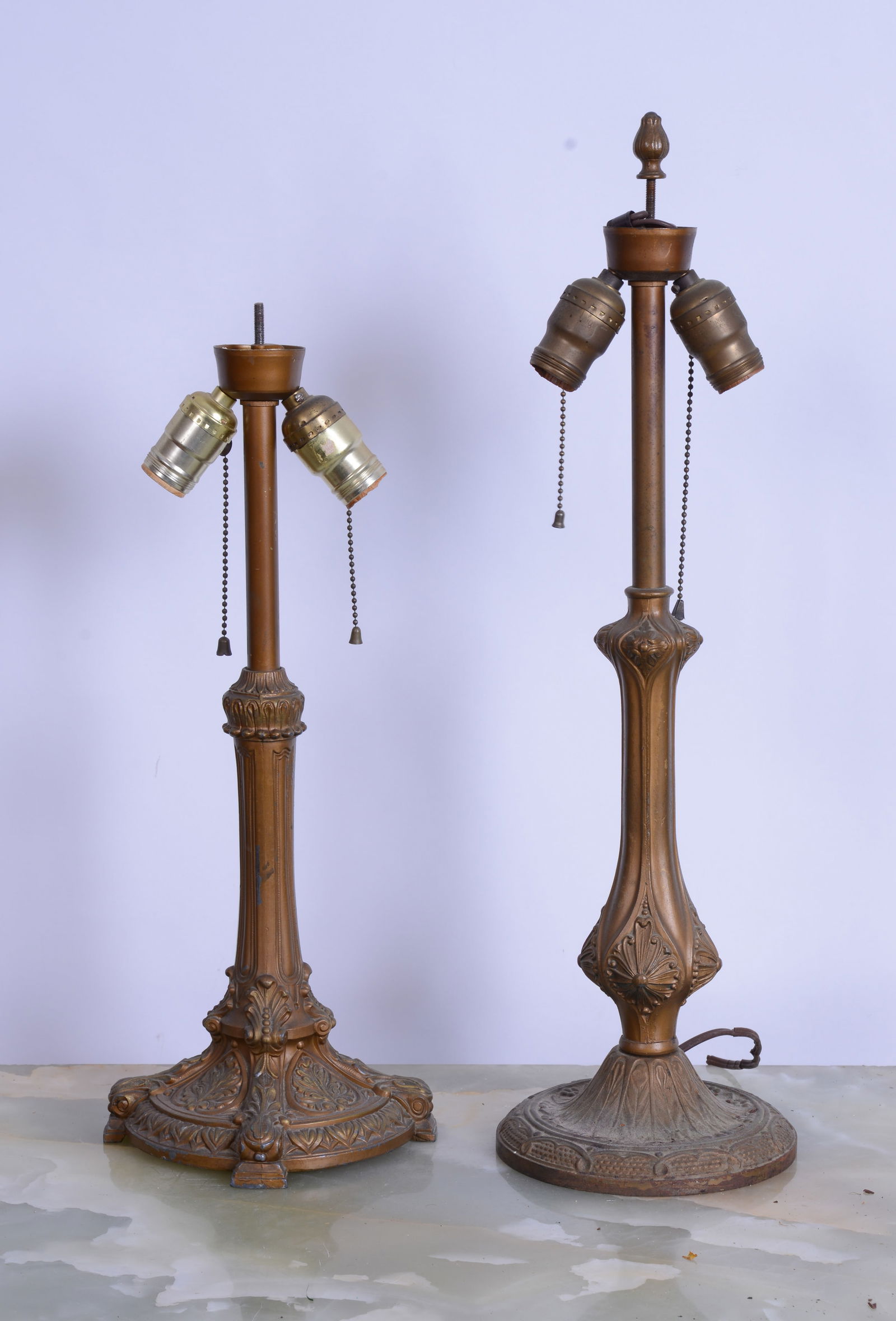 Two Salem Brothers Cast Metal Table Lamp Bases (1 of 5)