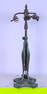 Art Nouveau Bronze Table Lamp Base.