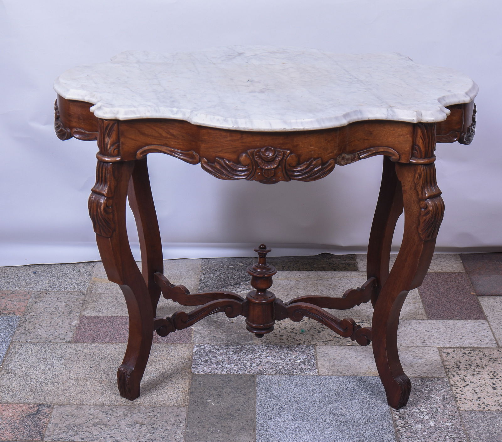 Victorian Marble Topped Table (1 of 2)