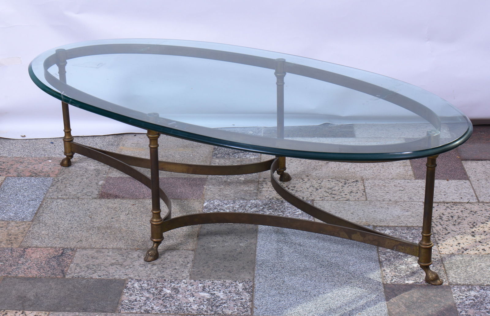 Modern Bronze and Glass Coffee Table. (1 of 1)
