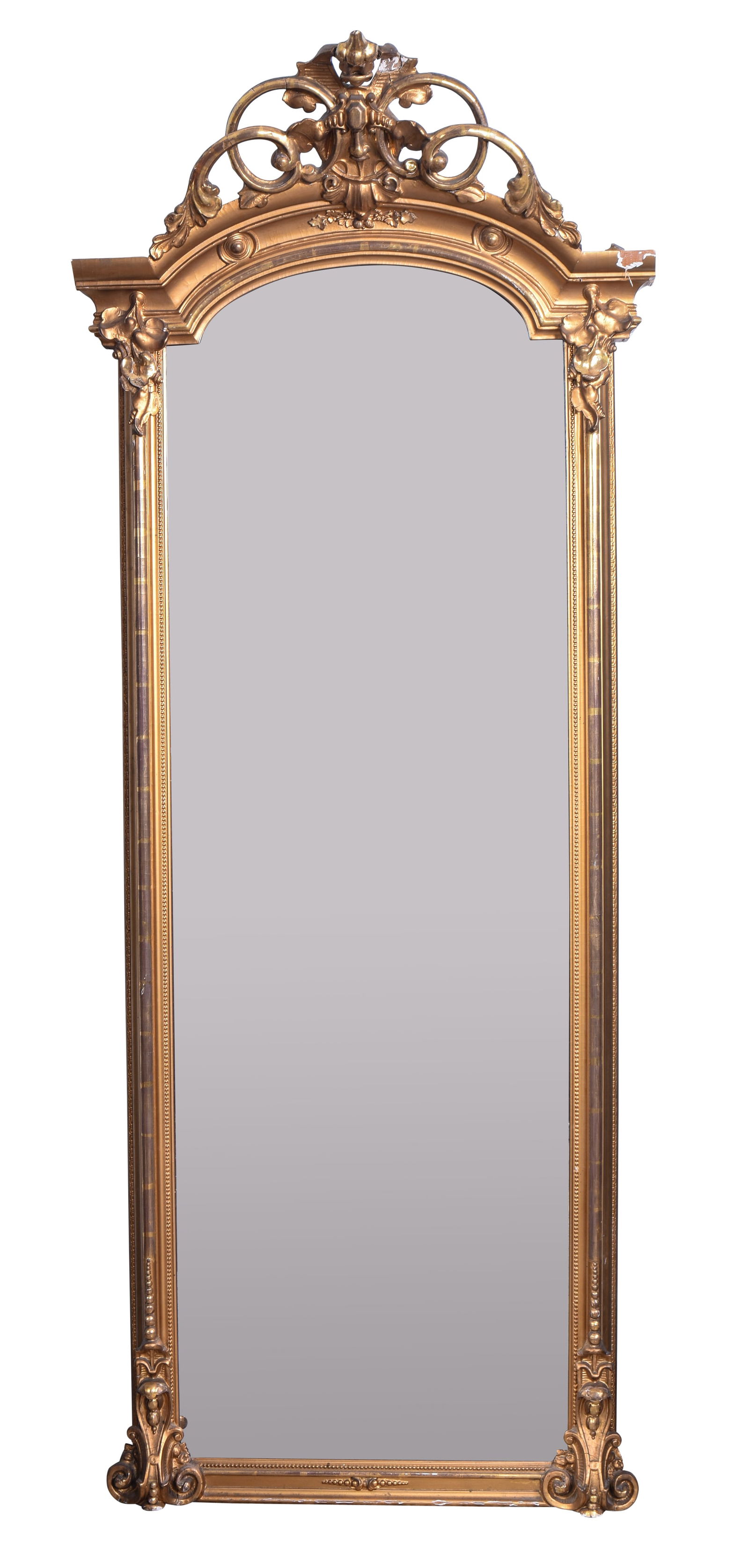 Very Large Gilt Mirror. (1 of 2)
