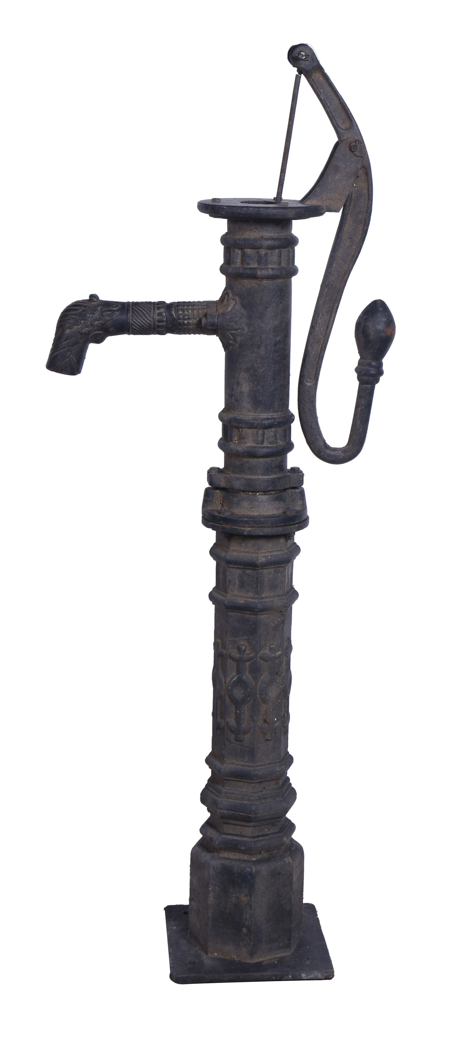 Antique Cast Iron Well Pump.: Height 55 inches. Not operational, in good cosmetic condition. "DELIVERY Delivery via private trucking company is available for this item. Please allow 2-4 weeks for delivery.PICKUPPickup is November