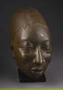 BRONZE ONI OF IFE MASK, CIRCA 1800