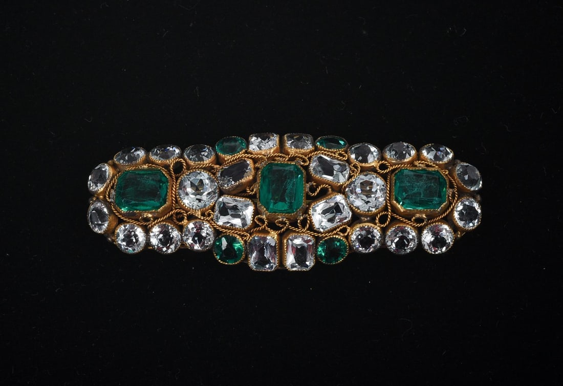 Vintage Costume Jewelry Brooch.: Circa 1920, length 3 inches.